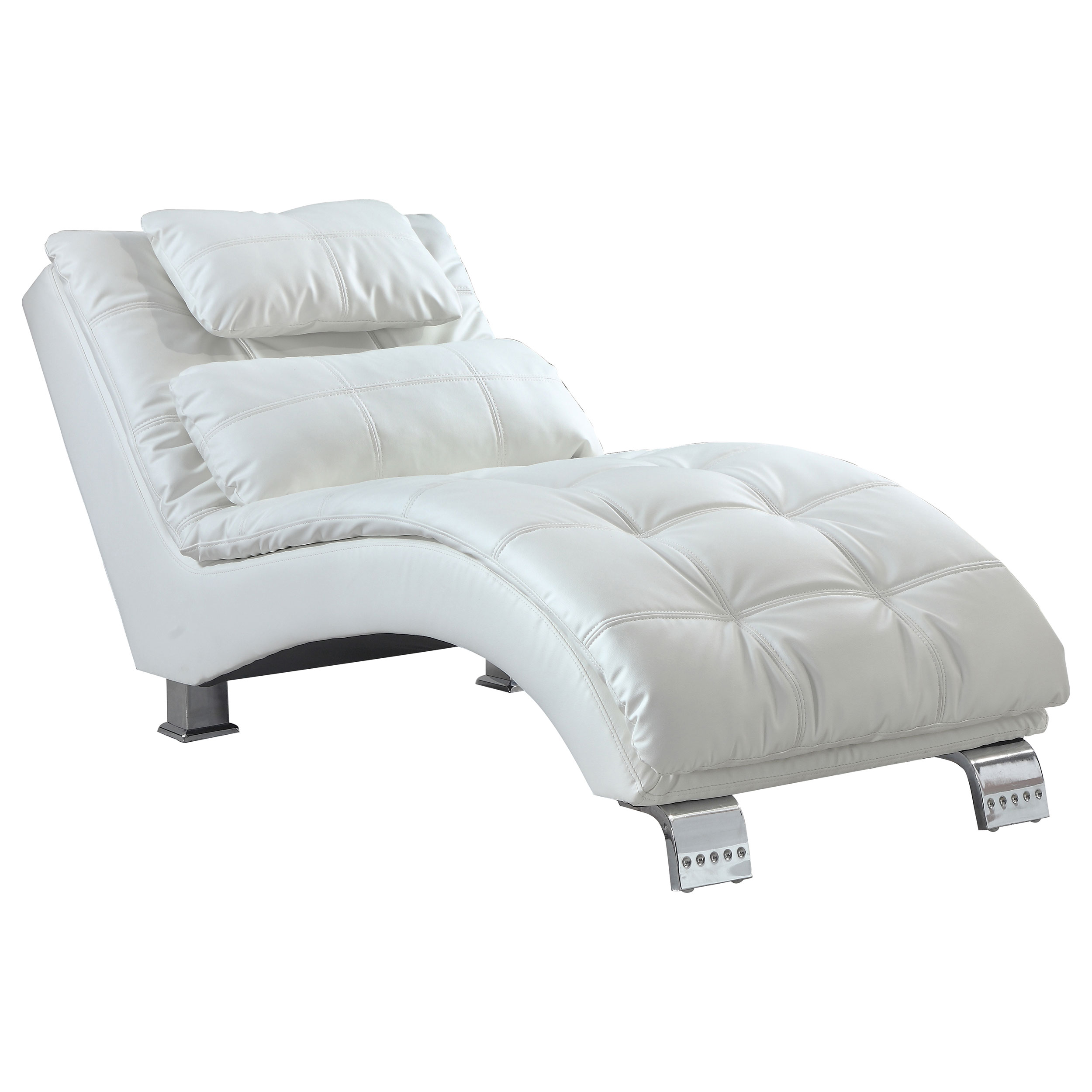 Coaster Furniture Dilleston White Chaise