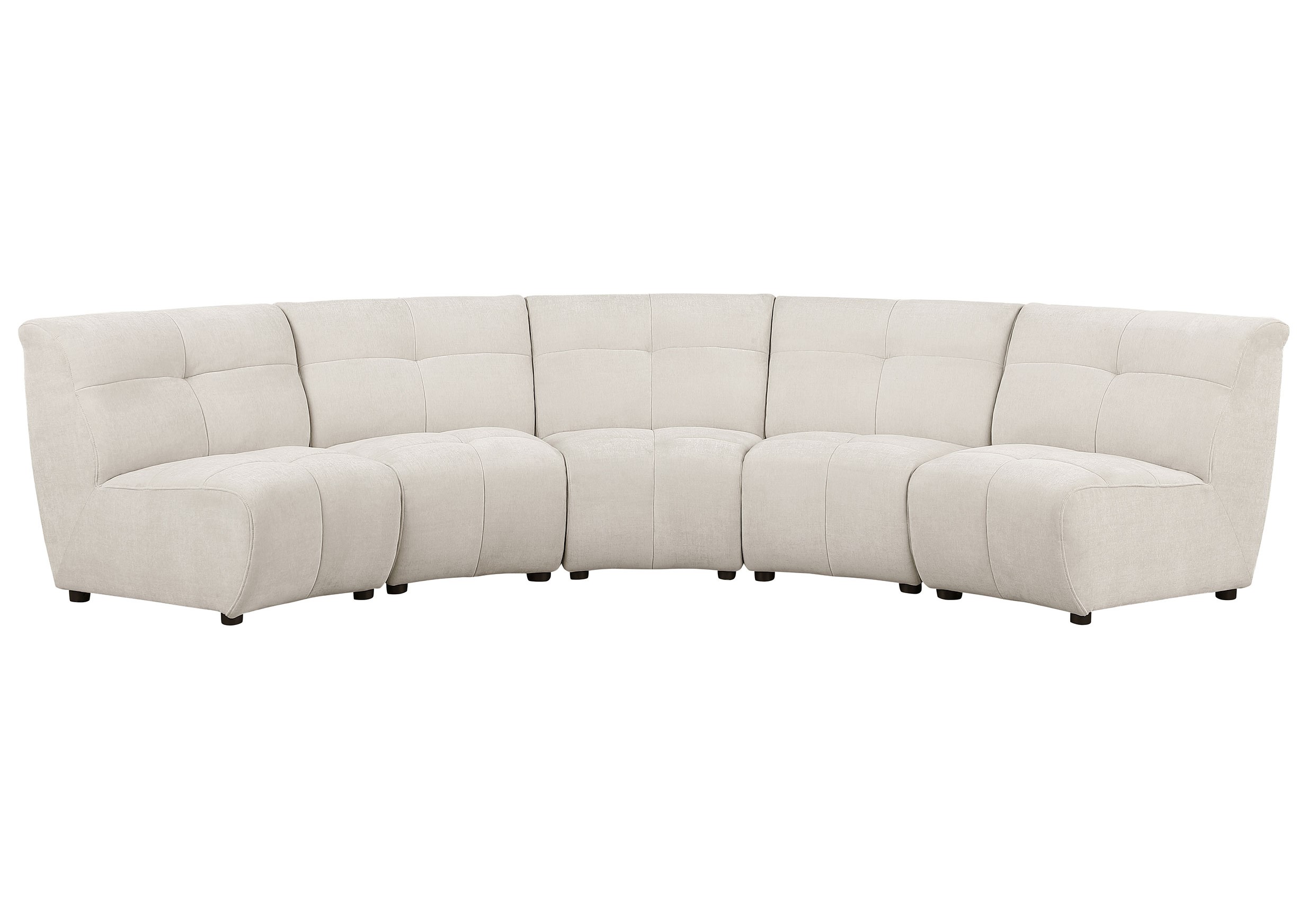 Coaster Furniture Charlotte Ivory 5pc Sectional Set