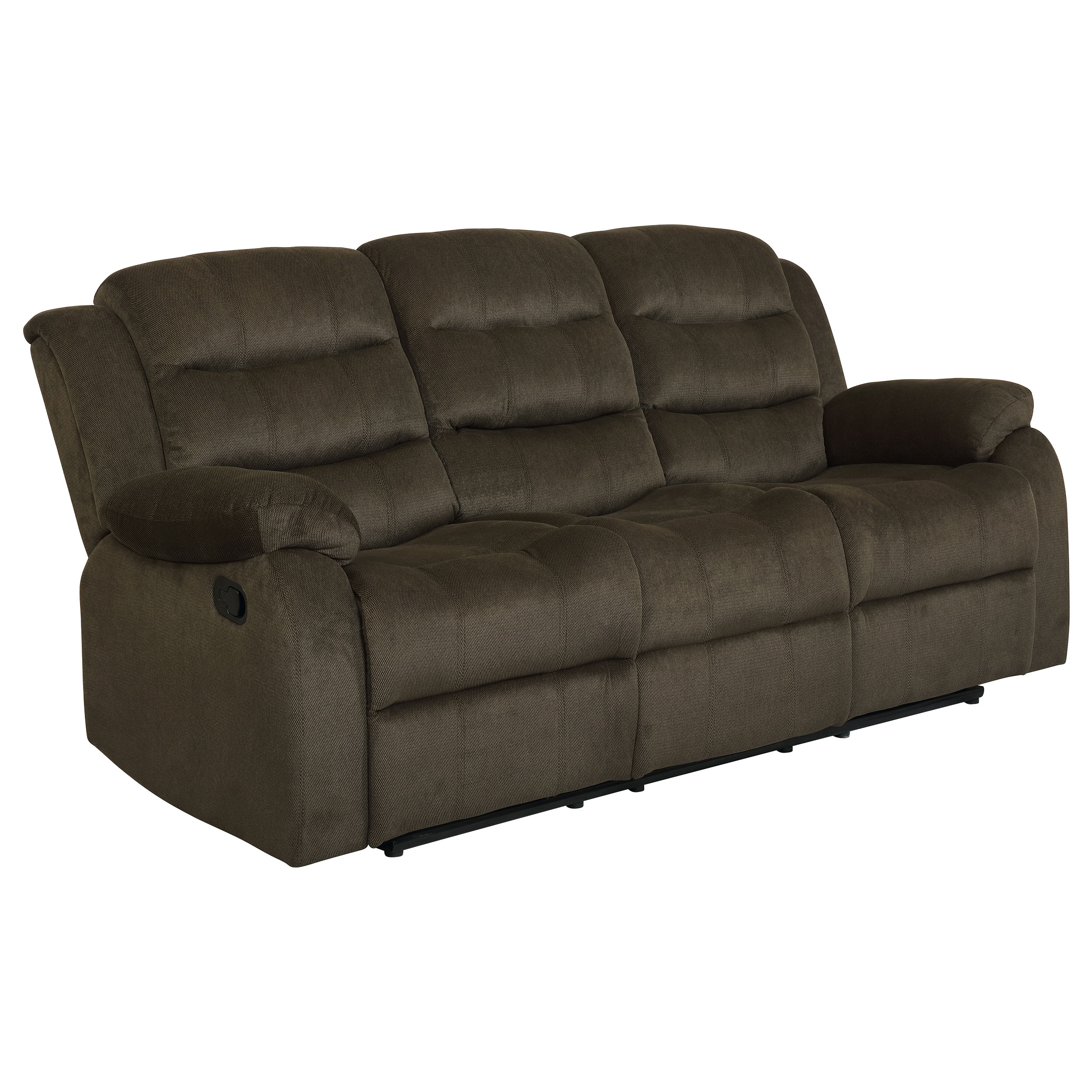 Coaster Furniture Rodman Olive Brown Reclining Sofa
