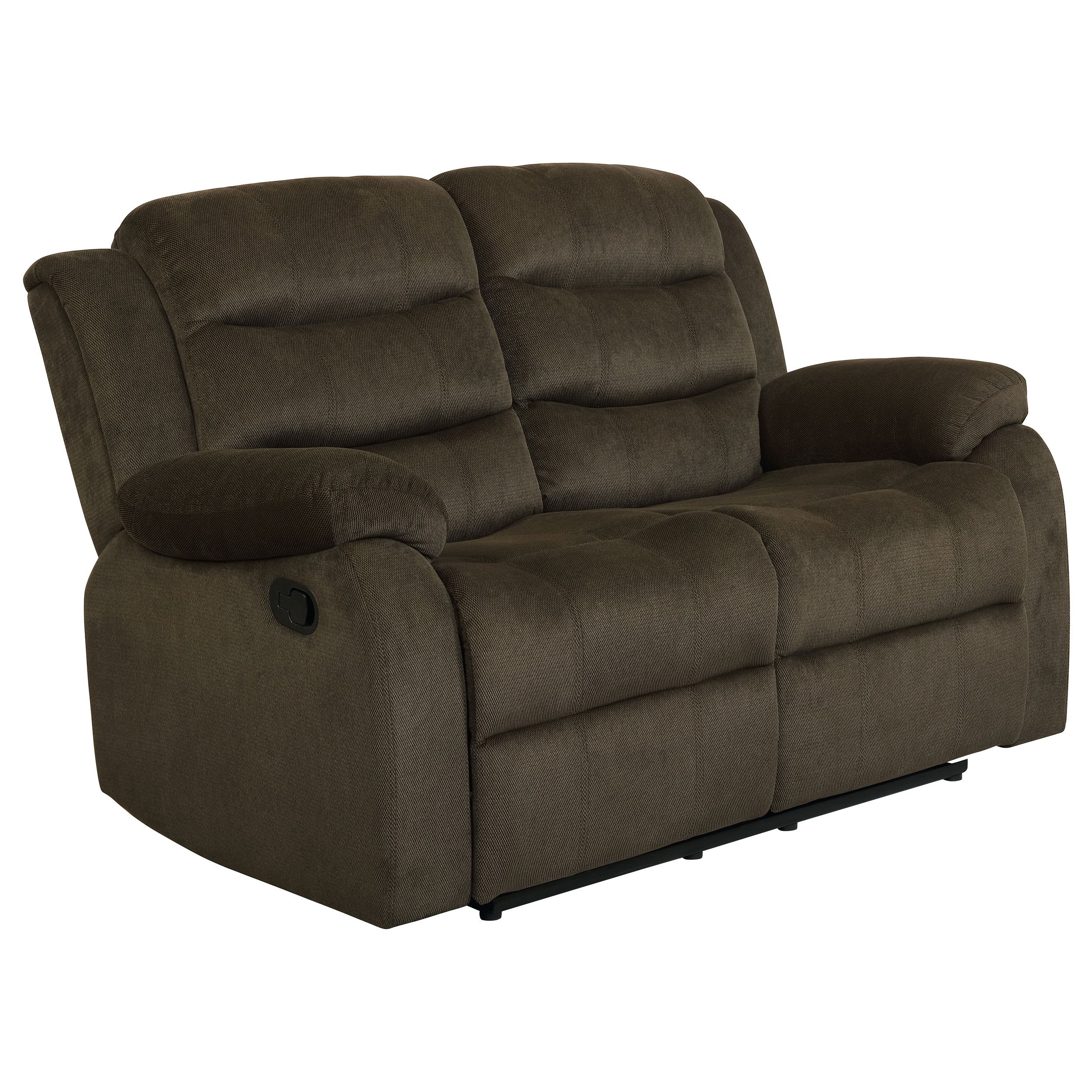 Coaster Furniture Rodman Olive Brown Reclining Loveseat