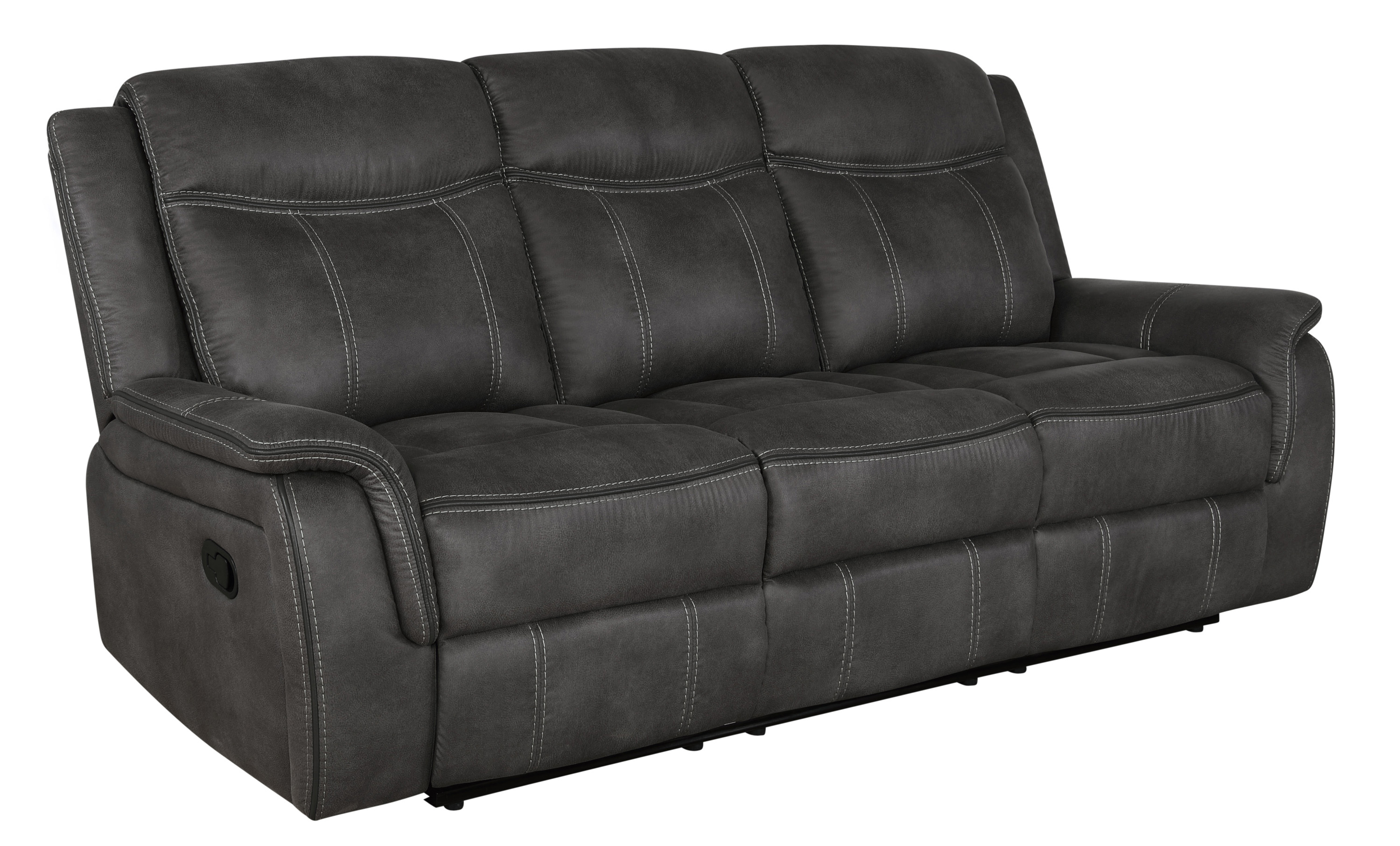 Coaster Furniture Lawrence Charcoal Motion Sofa