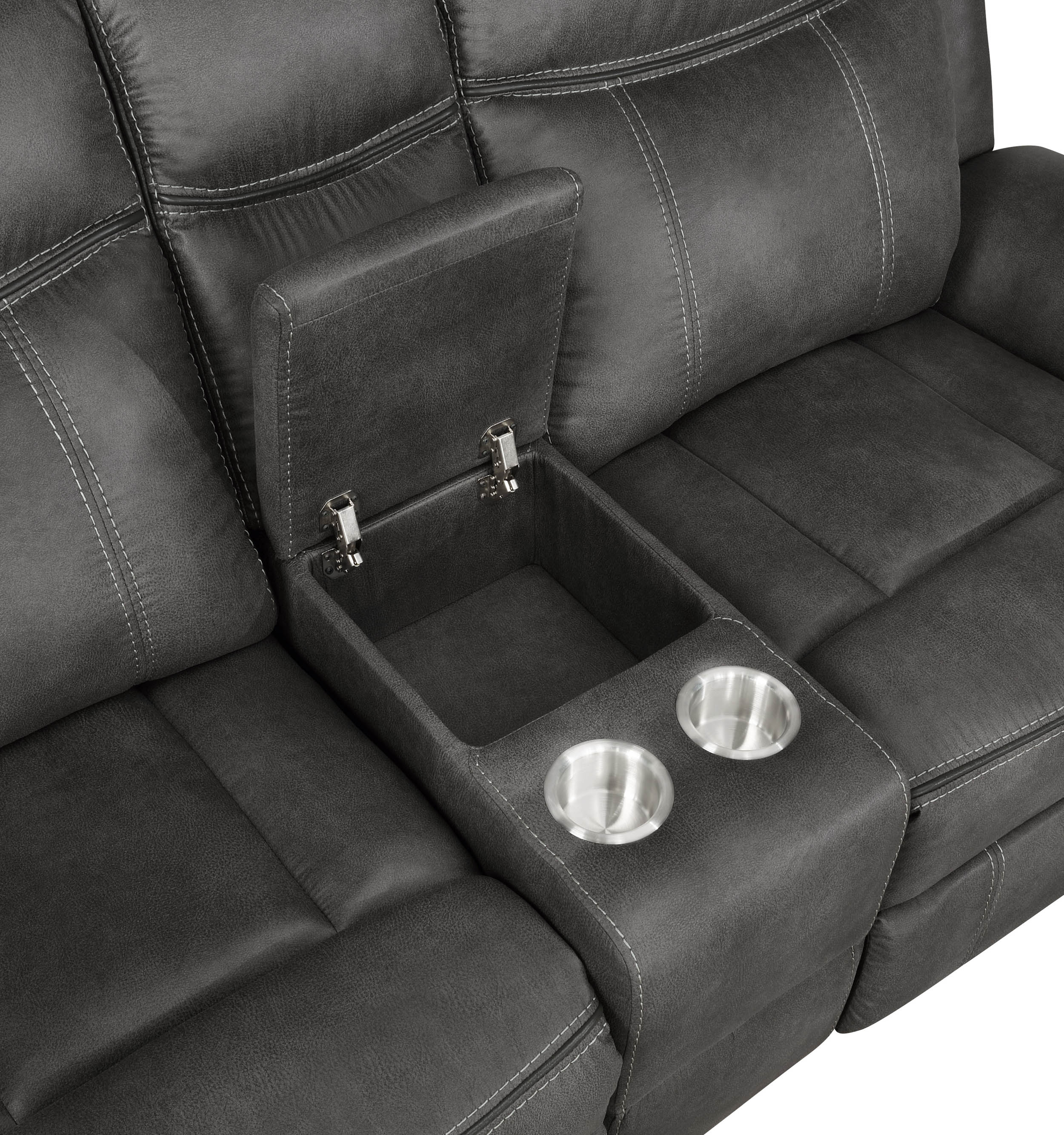 Coaster Fine Furniture Lawrence Motion Loveseat - Thumbnail 5