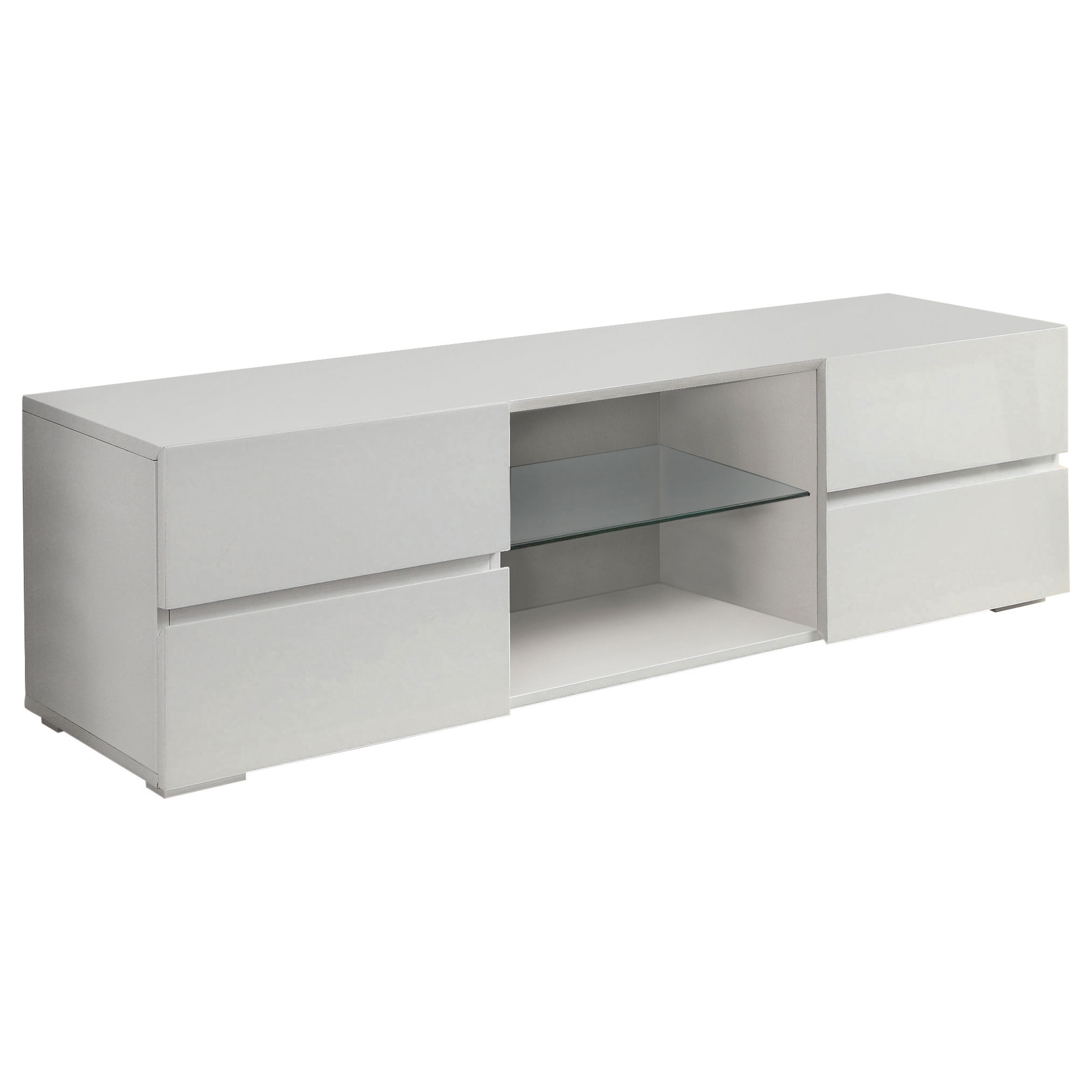 Coaster Furniture Galvin Glossy White 4 Drawers TV Stand