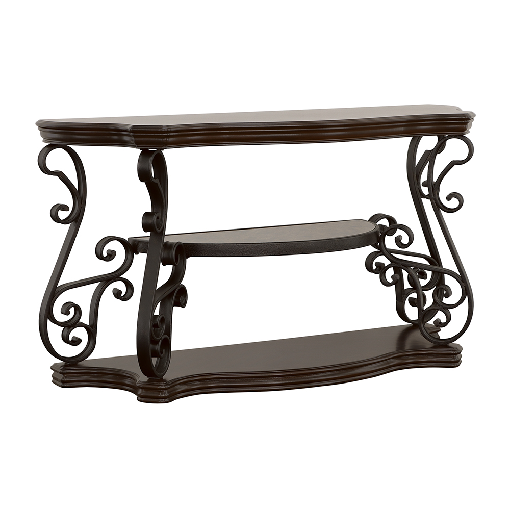 Coaster Furniture Laney Deep Merlot Sofa Table