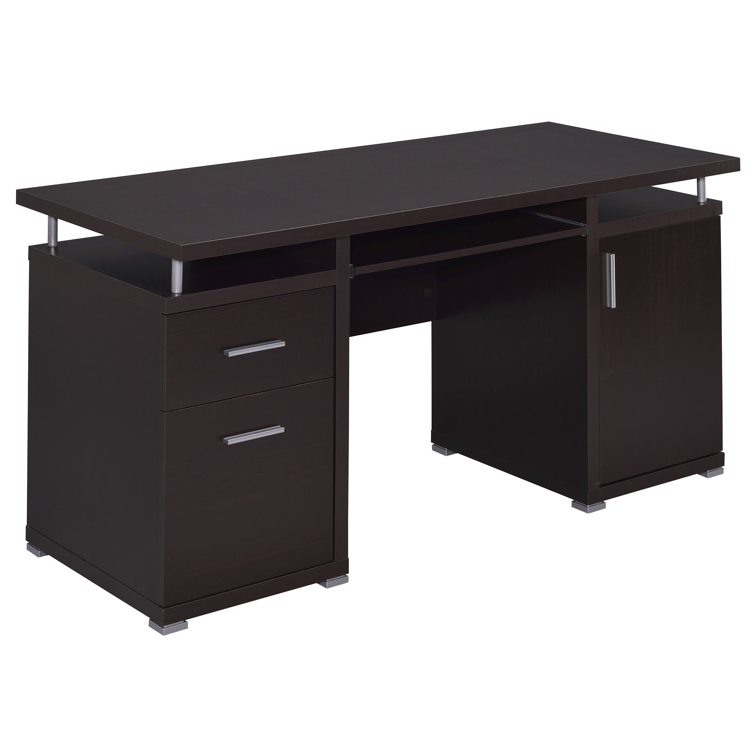 Coaster Furniture Cappuccino Computer Desk CST-800107 Coaster Furniture Cappuccino Computer Desk CST-800107