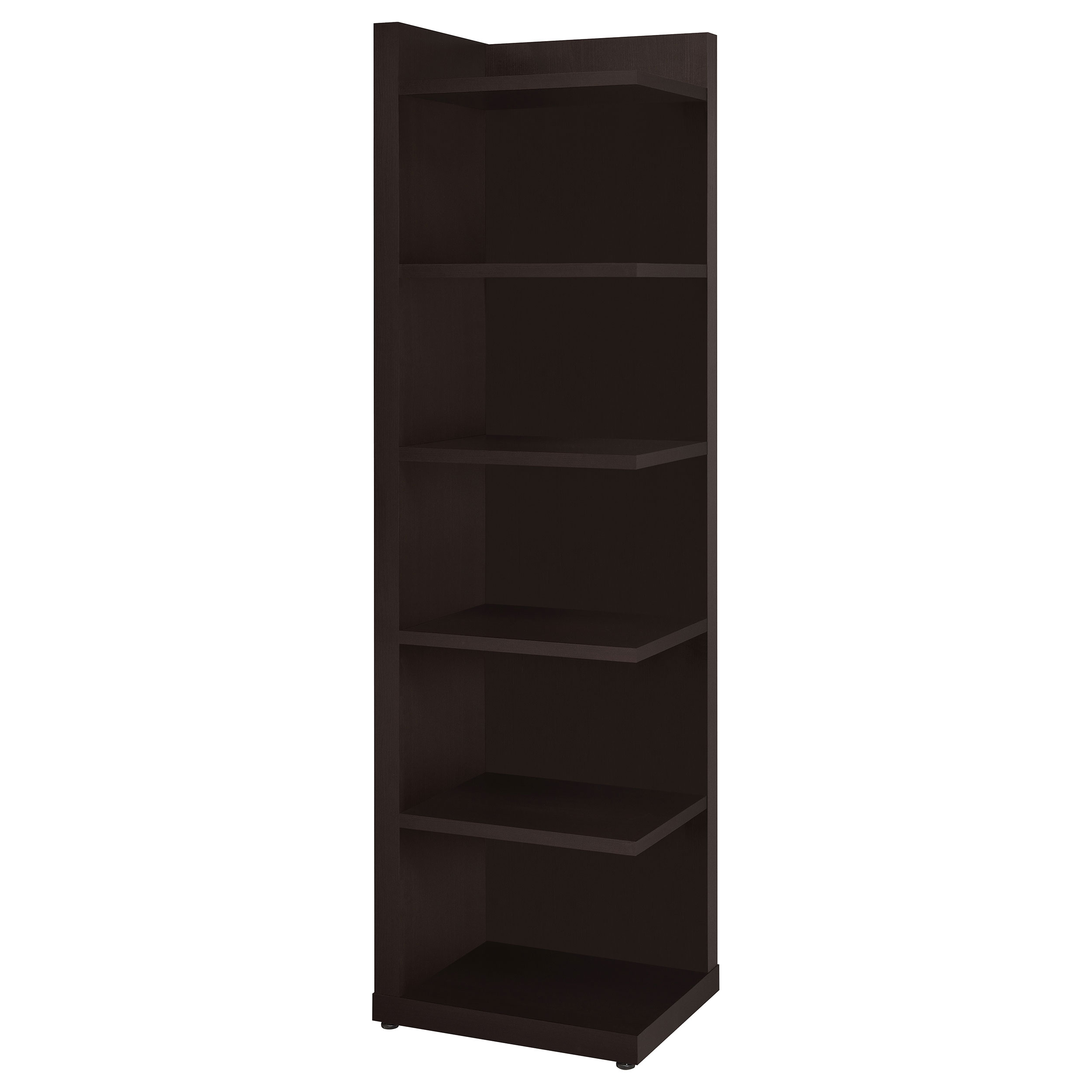 Coaster Furniture Alder Cappuccino 6 Tier Corner Bookcase CST-800270