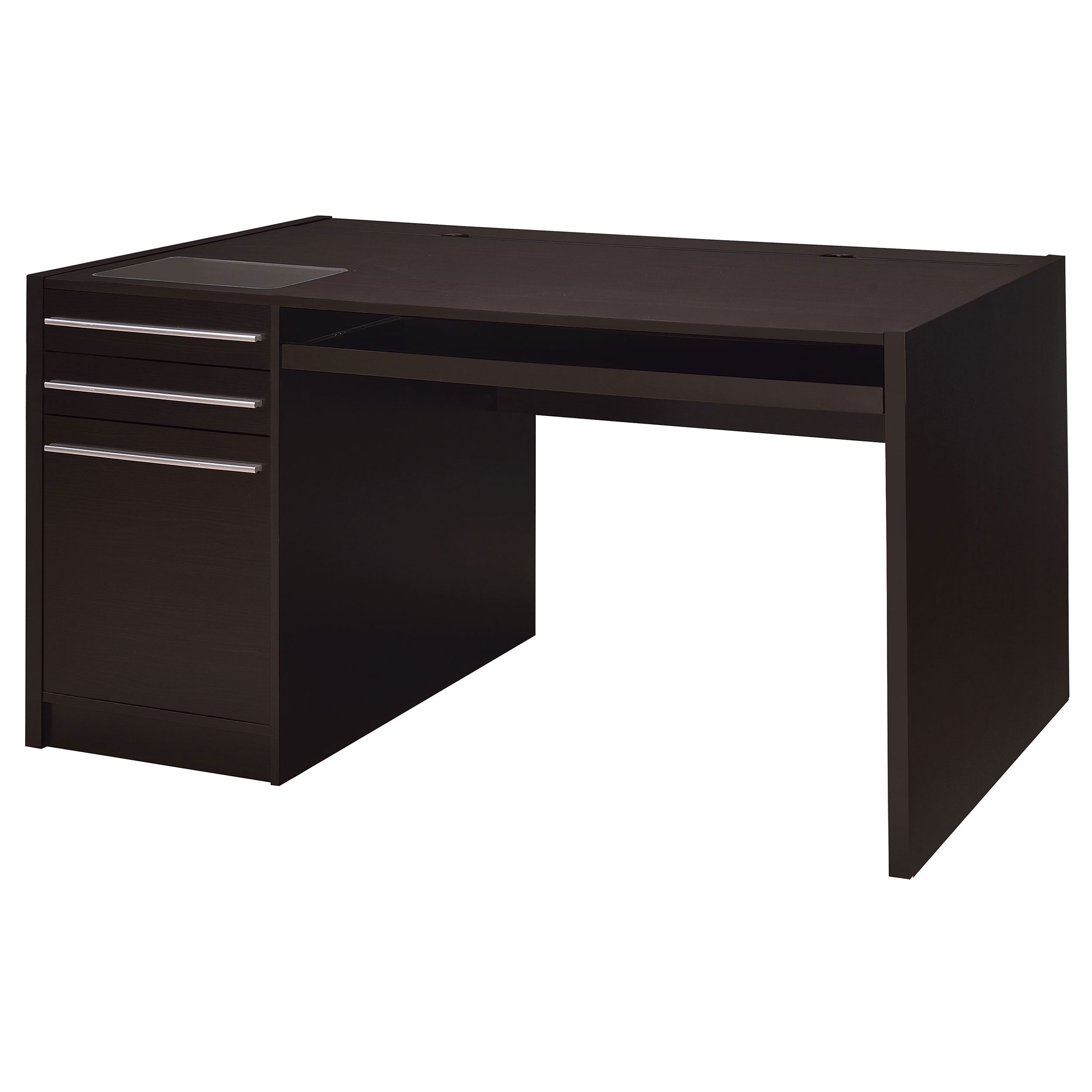 Coaster Furniture Cappuccino Wood Office Computer Desk CST-800982