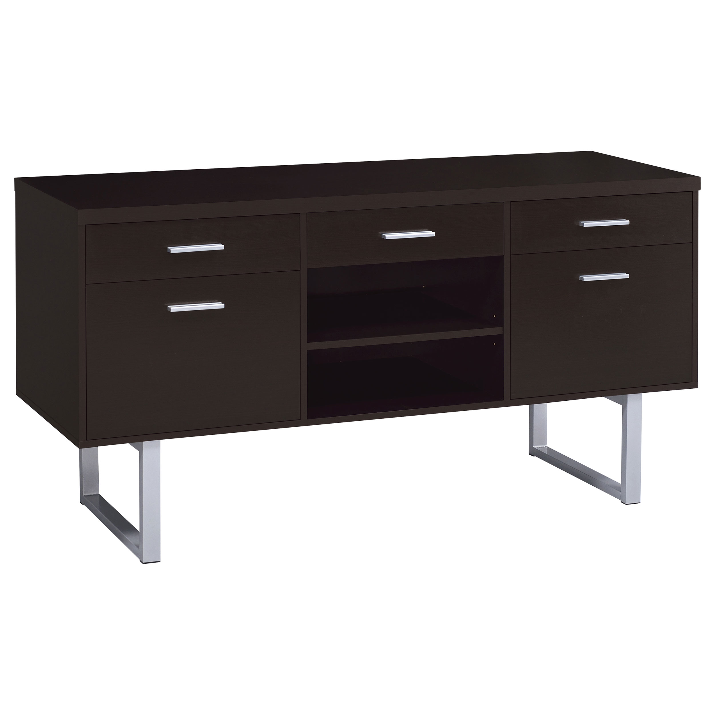 Coaster Furniture Lawtey Cappuccino 5 Drawers Credenza