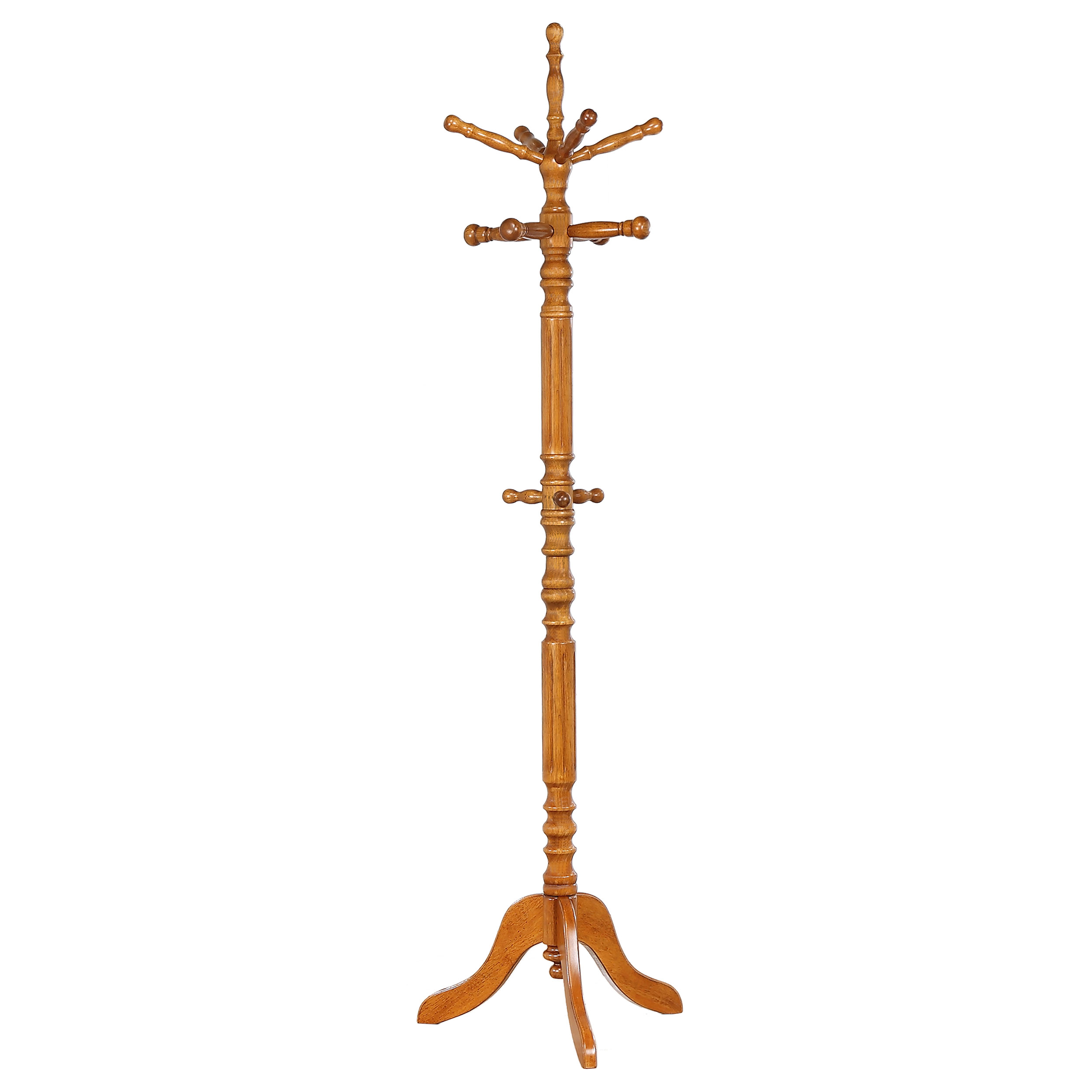 Coaster Furniture Achelle Golden Brown Coat Rack with 11 Hooks