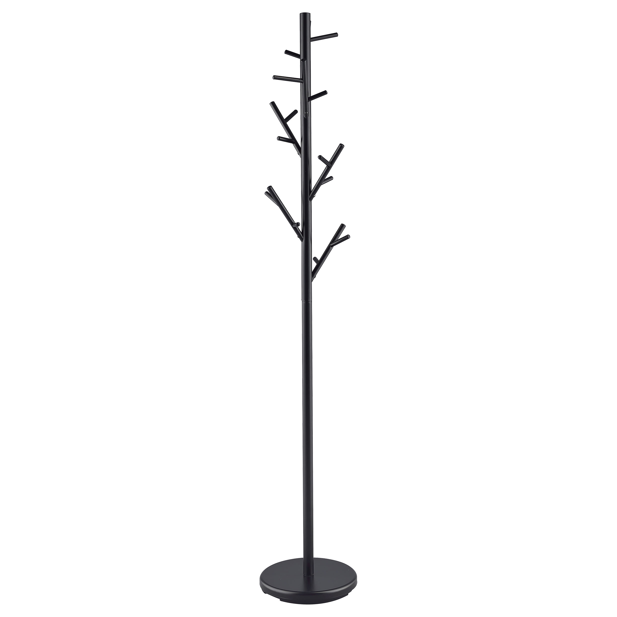 Coaster Furniture Clover Black 18 Hook Coat Rack