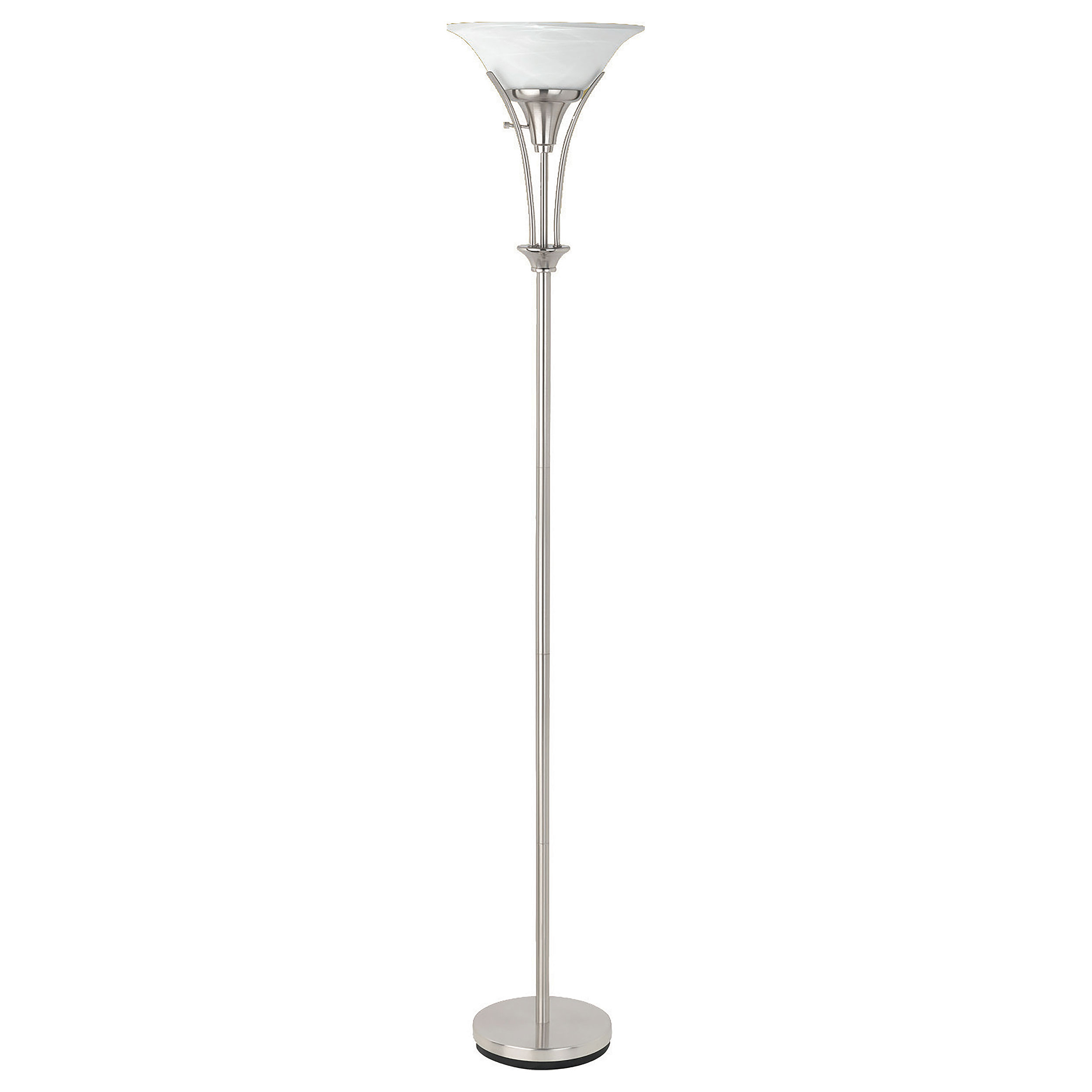 Coaster Furniture Archie Brushed Silver Floor Lamp