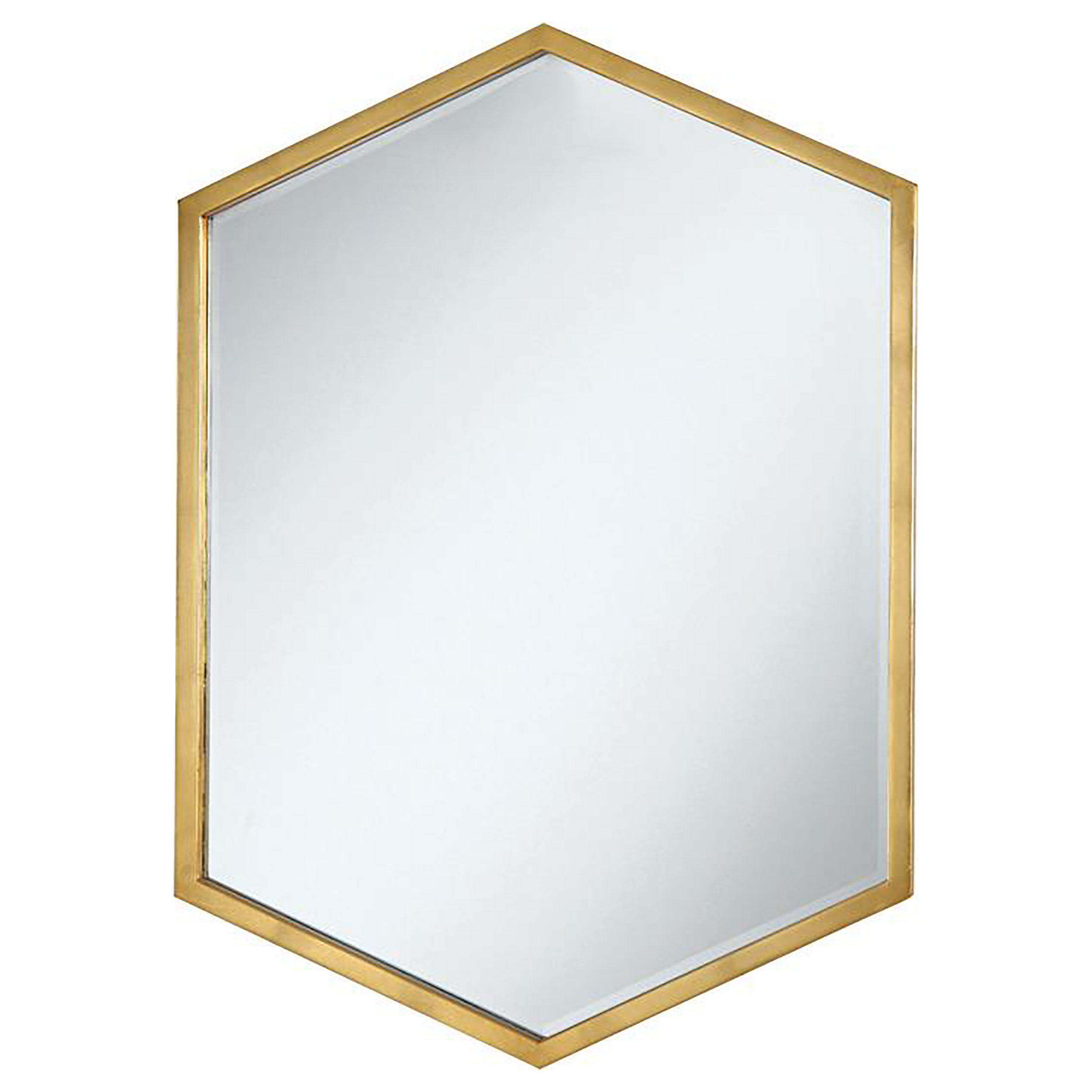 Coaster Furniture Bledel Gold Hexagon Shaped Wall Mirror