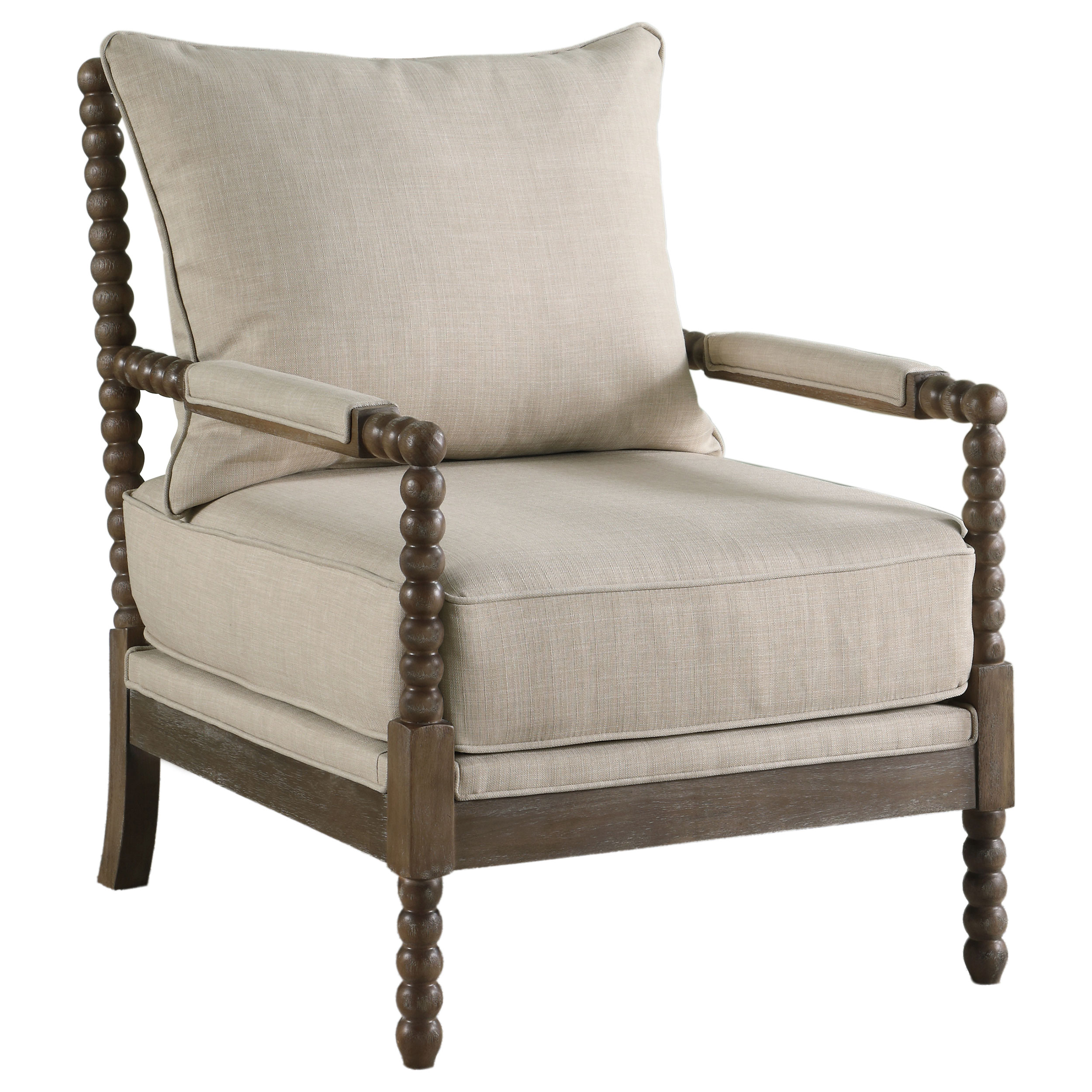 Coaster Furniture Blanchett Beige Natural Accent Chair
