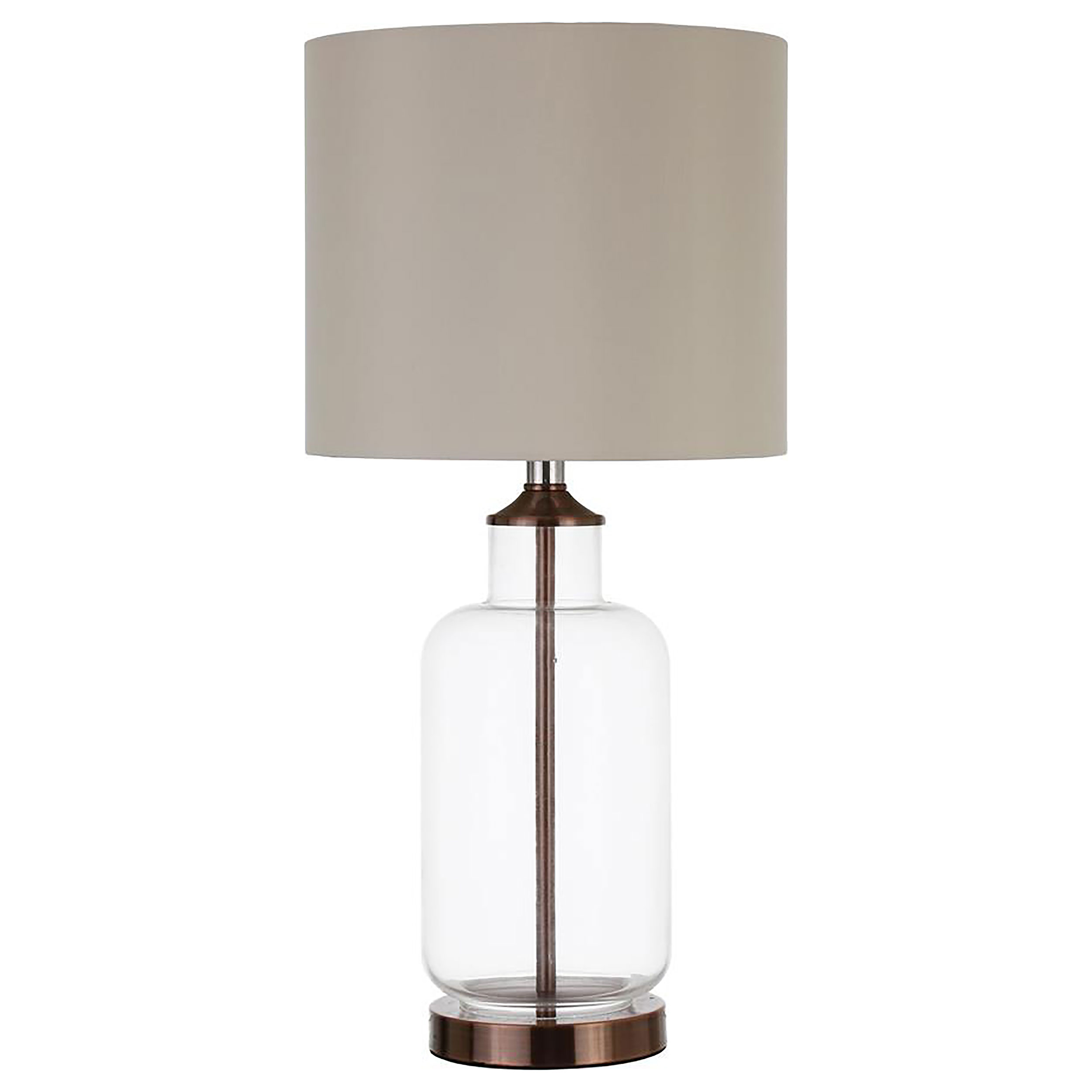 Coaster Furniture Aisha Brown Drum Shade Table Lamp
