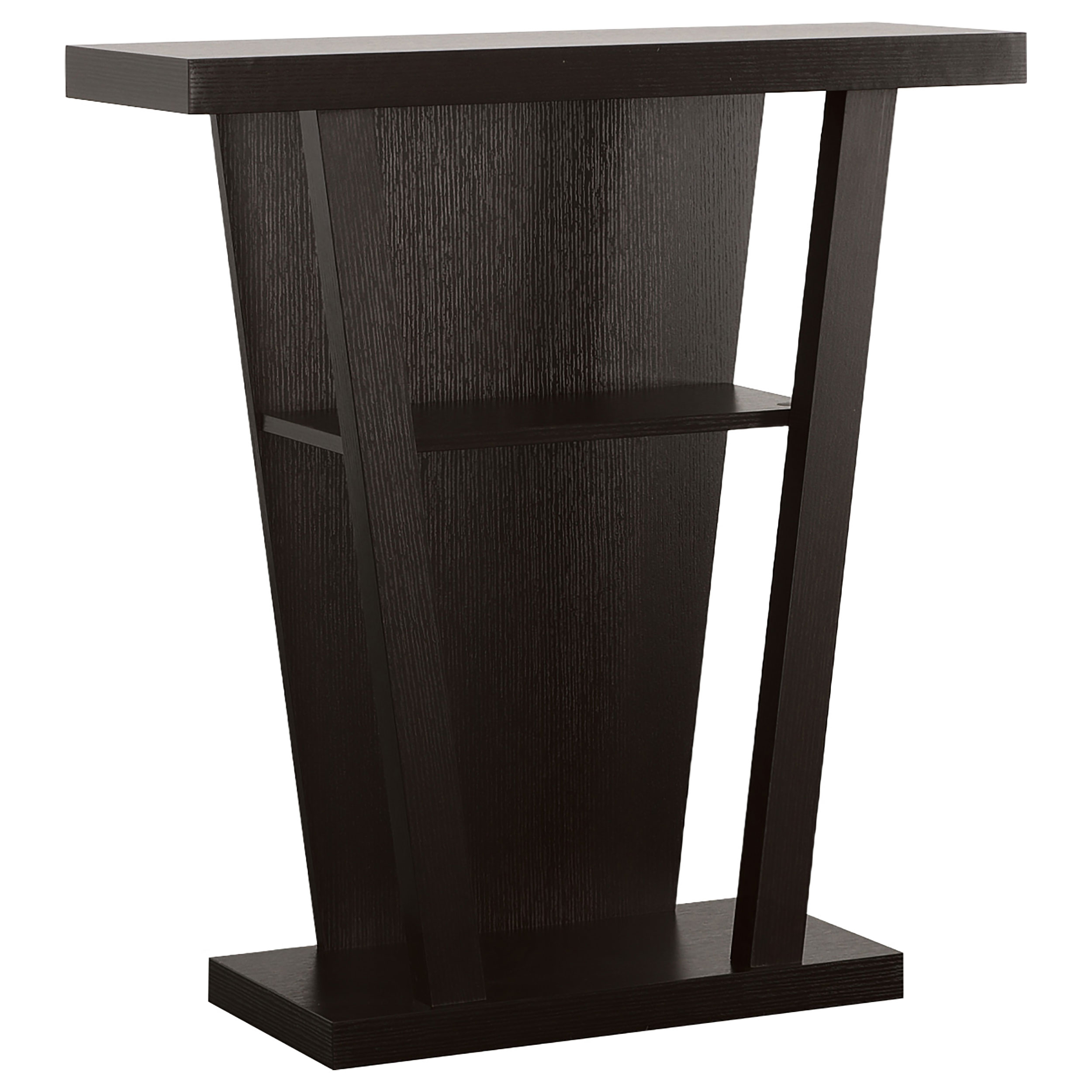 Coaster Furniture Evanna Cappuccino 2 Shelf Console Table