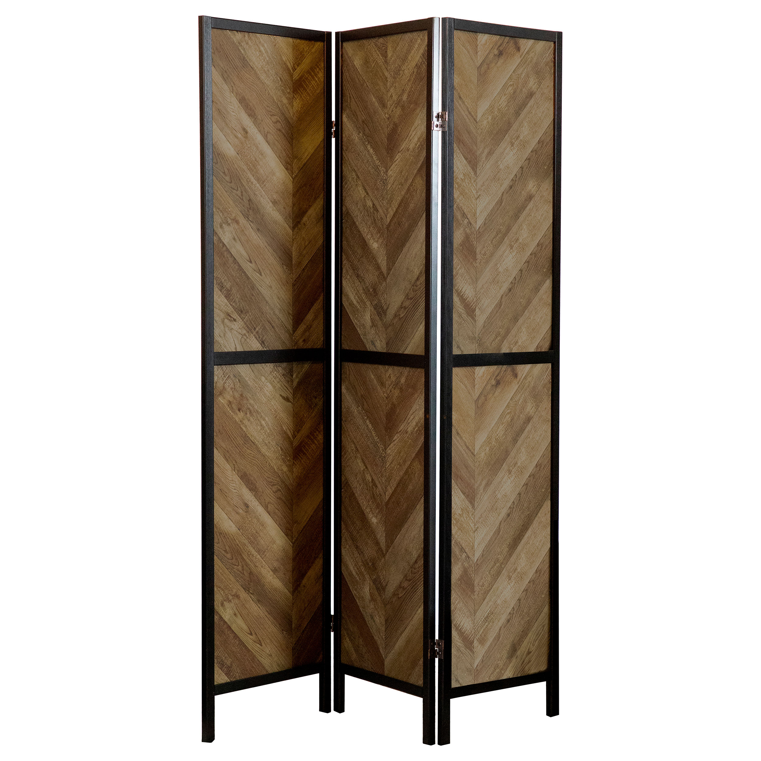 Coaster Furniture Marlene Rustic Tobacco 3 Panel Screen