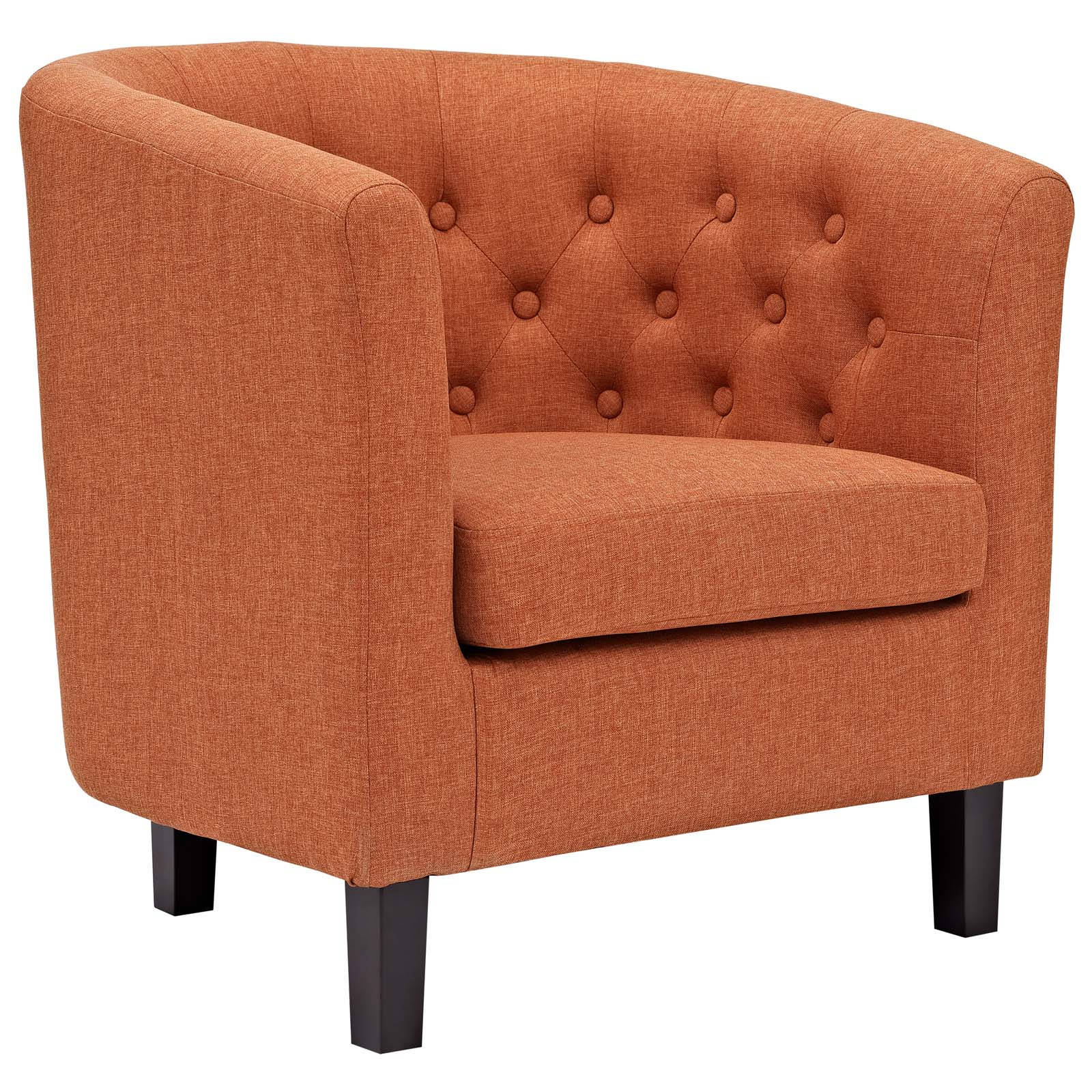 Modway Furniture Prospect Orange Upholstered Armchair