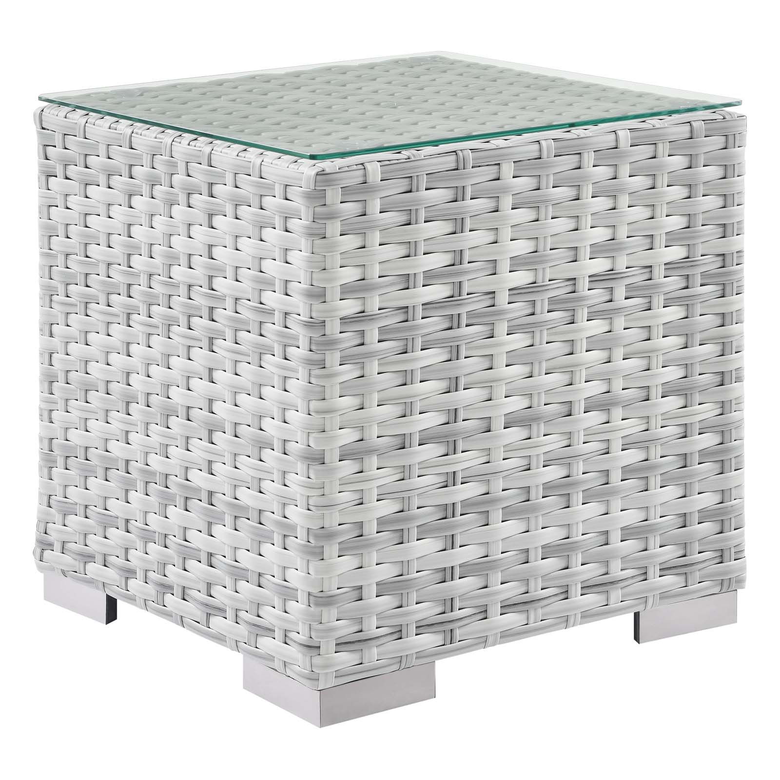 Modway Furniture Convene Light Gray Outdoor Patio Side Table