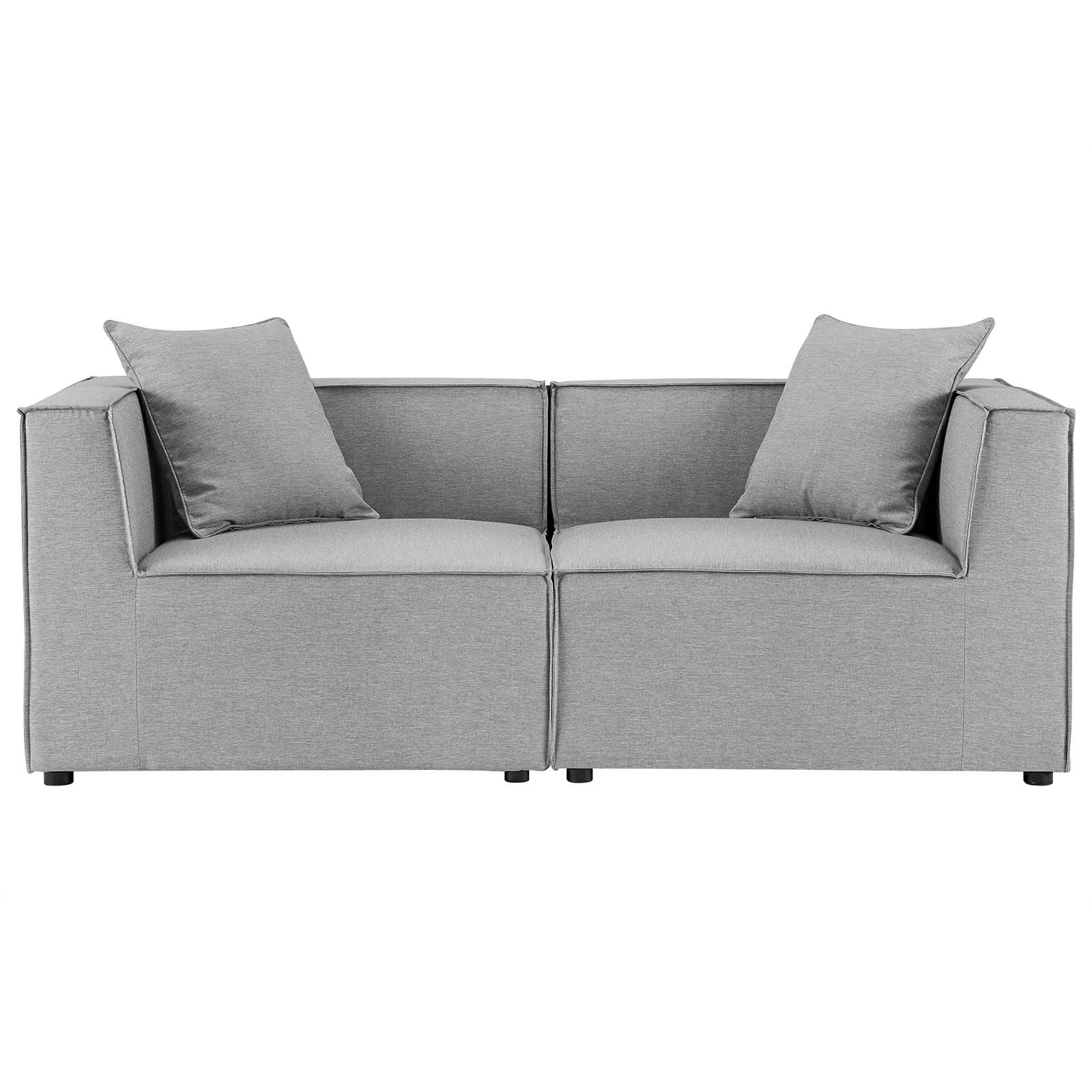 Modway Furniture Saybrook Gray Outdoor Patio Loveseat