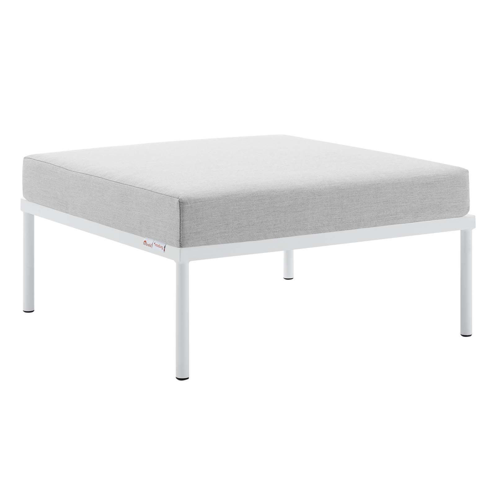 Modway Furniture Harmony Gray Outdoor Patio Ottoman