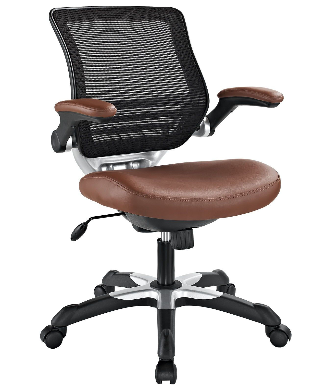 Modway Furniture Edge Tan Vinyl Office Chair