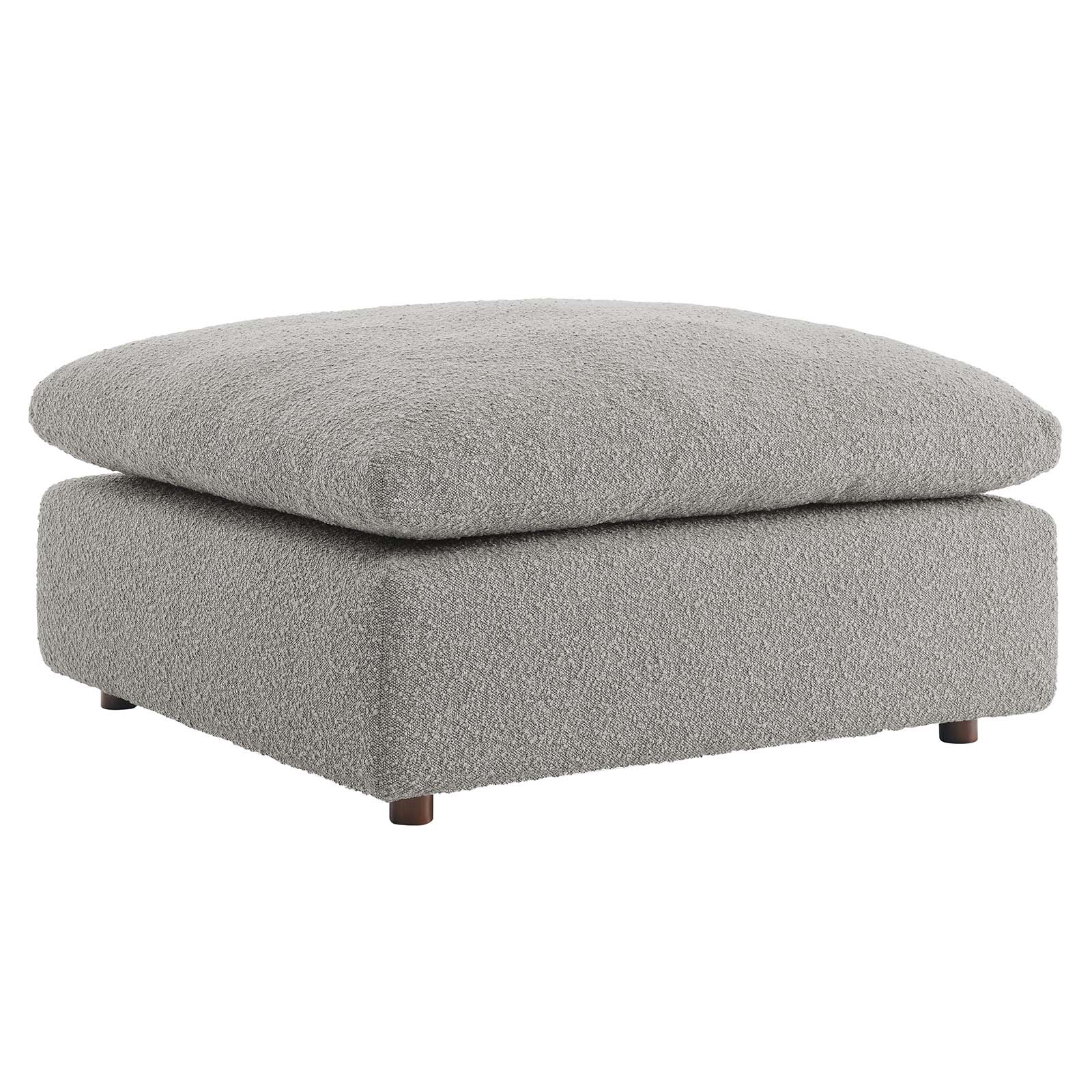 Modway Furniture Commix Light Gray Fabric Ottoman