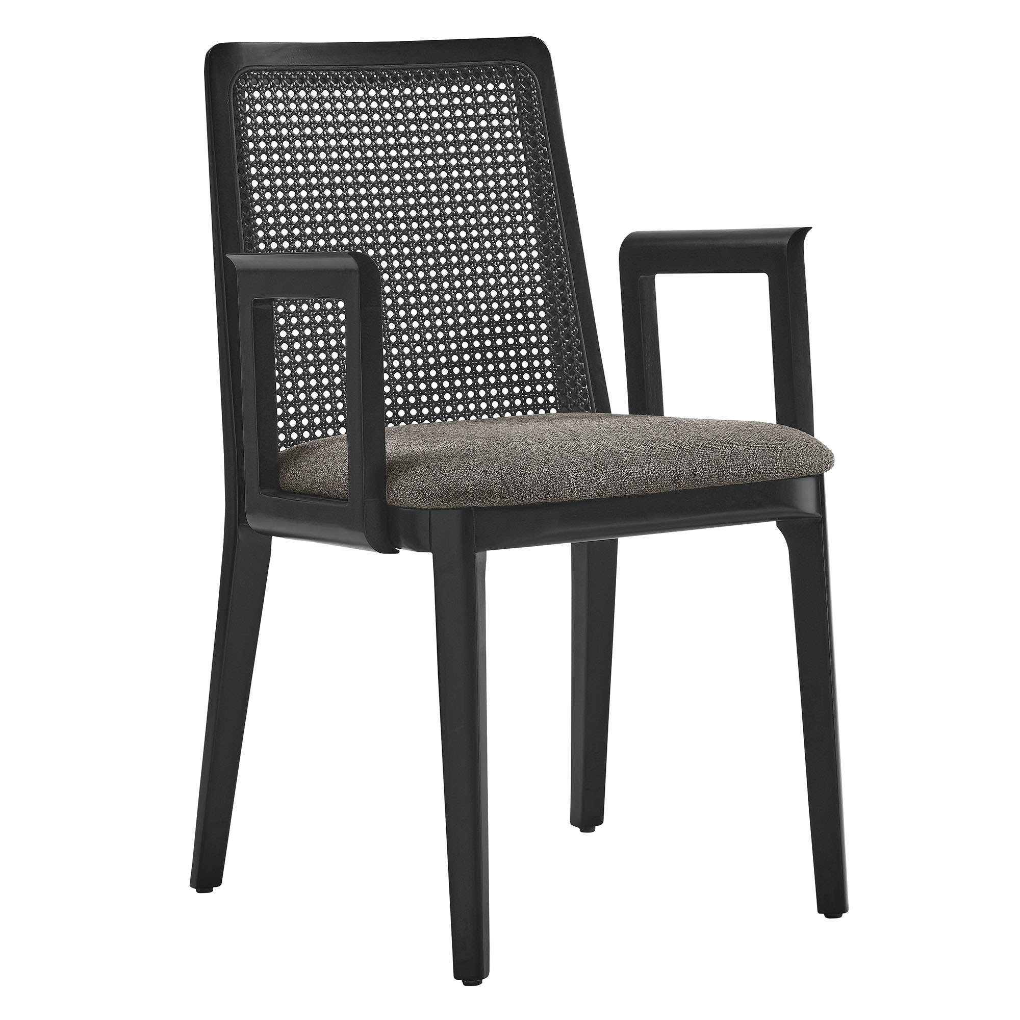 Modway Furniture Monarch Black Gray Dining Armchair