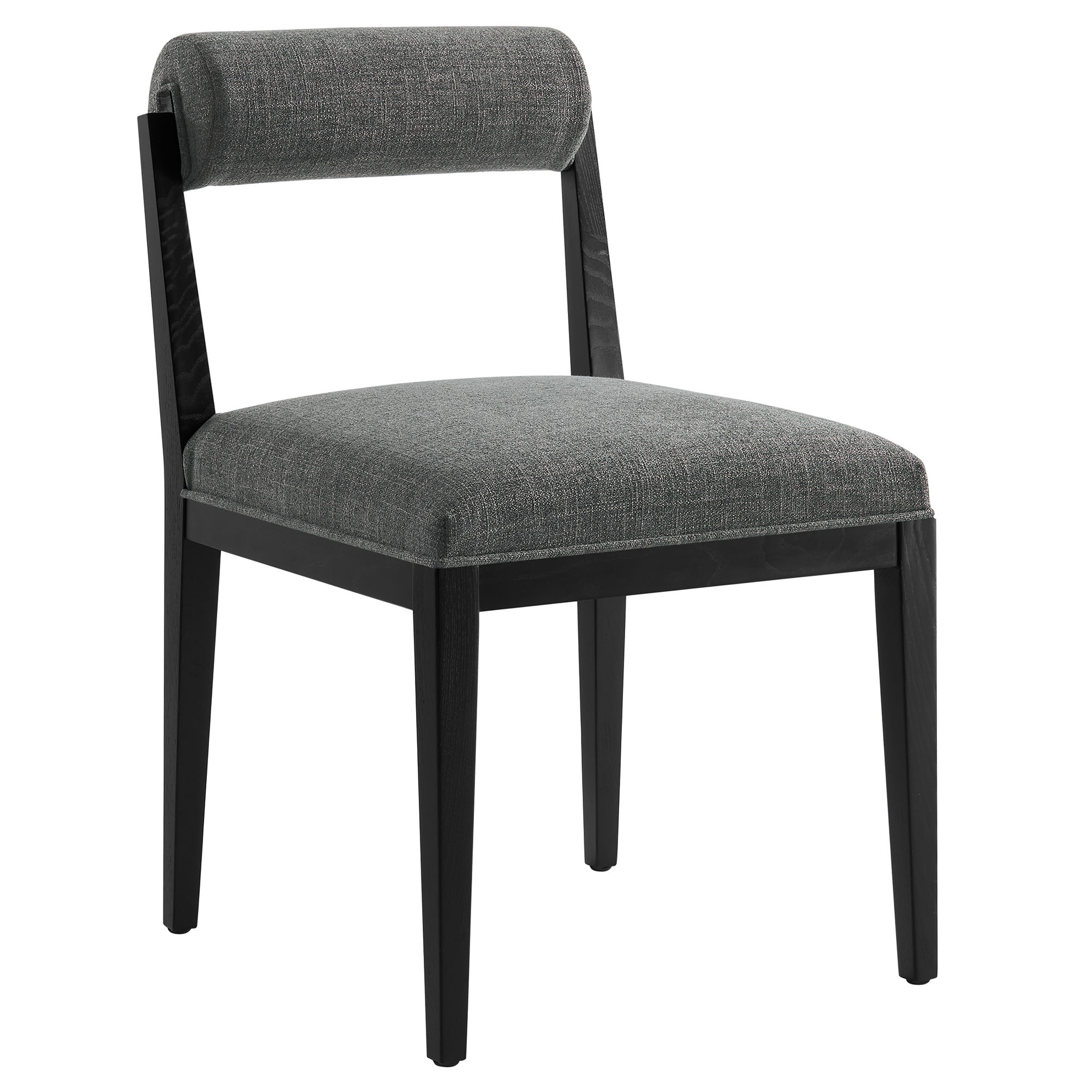 Modway Furniture Kai Charcoal Black Fabric Dining Chair