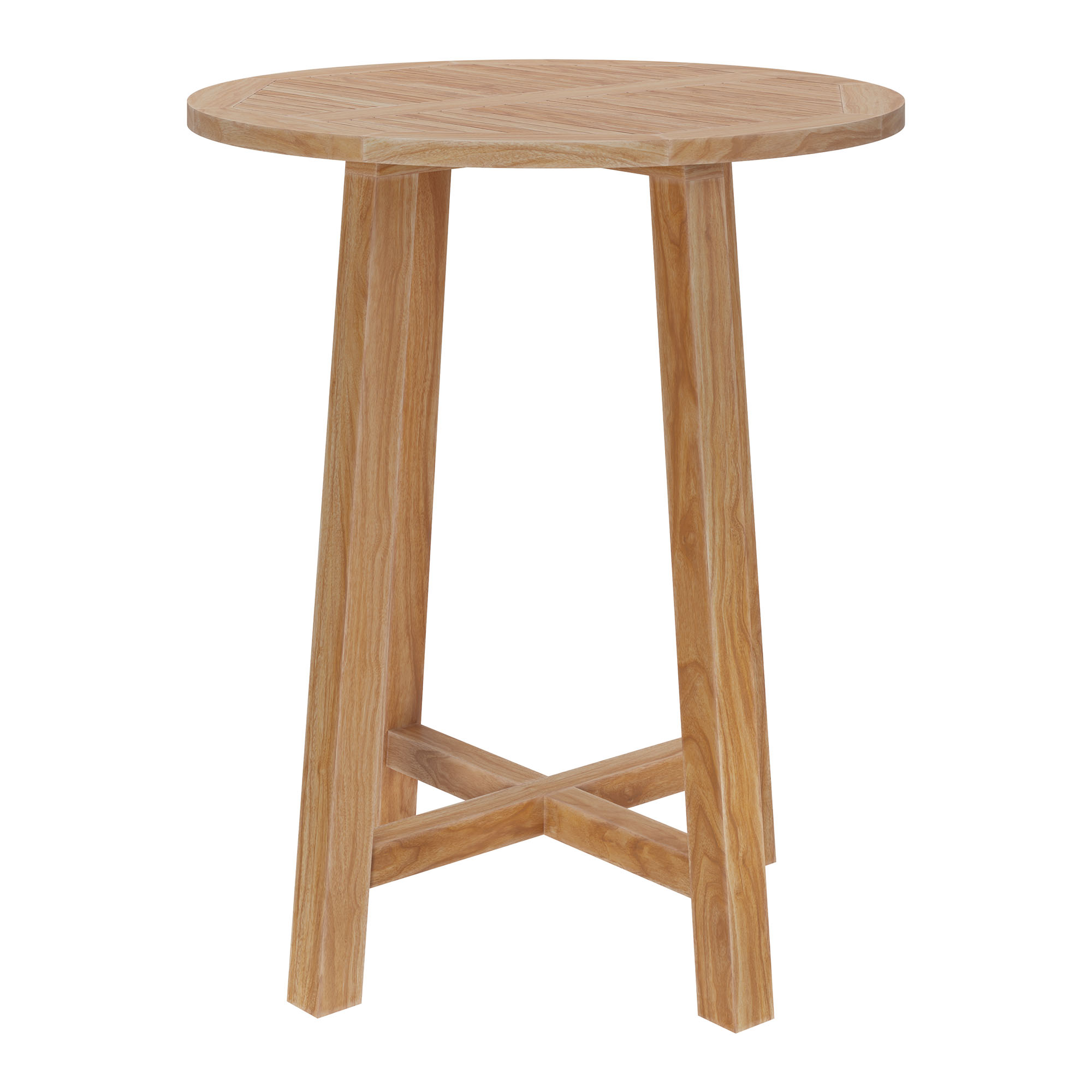 Modway Furniture Wellspring Natural 36 Inch Outdoor Bar Table