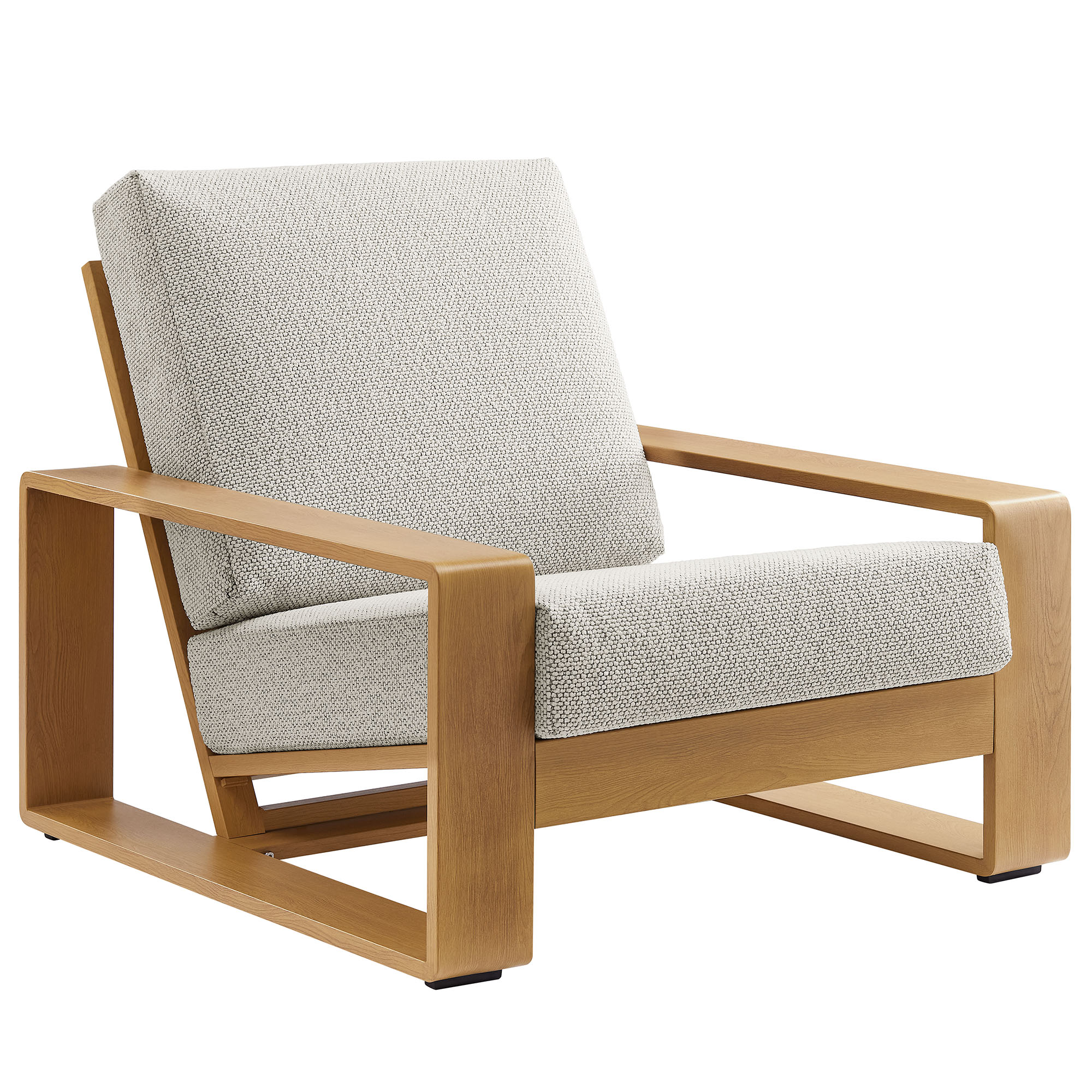 Modway Furniture Lirienne Natural Ivory Outdoor Patio Armchair