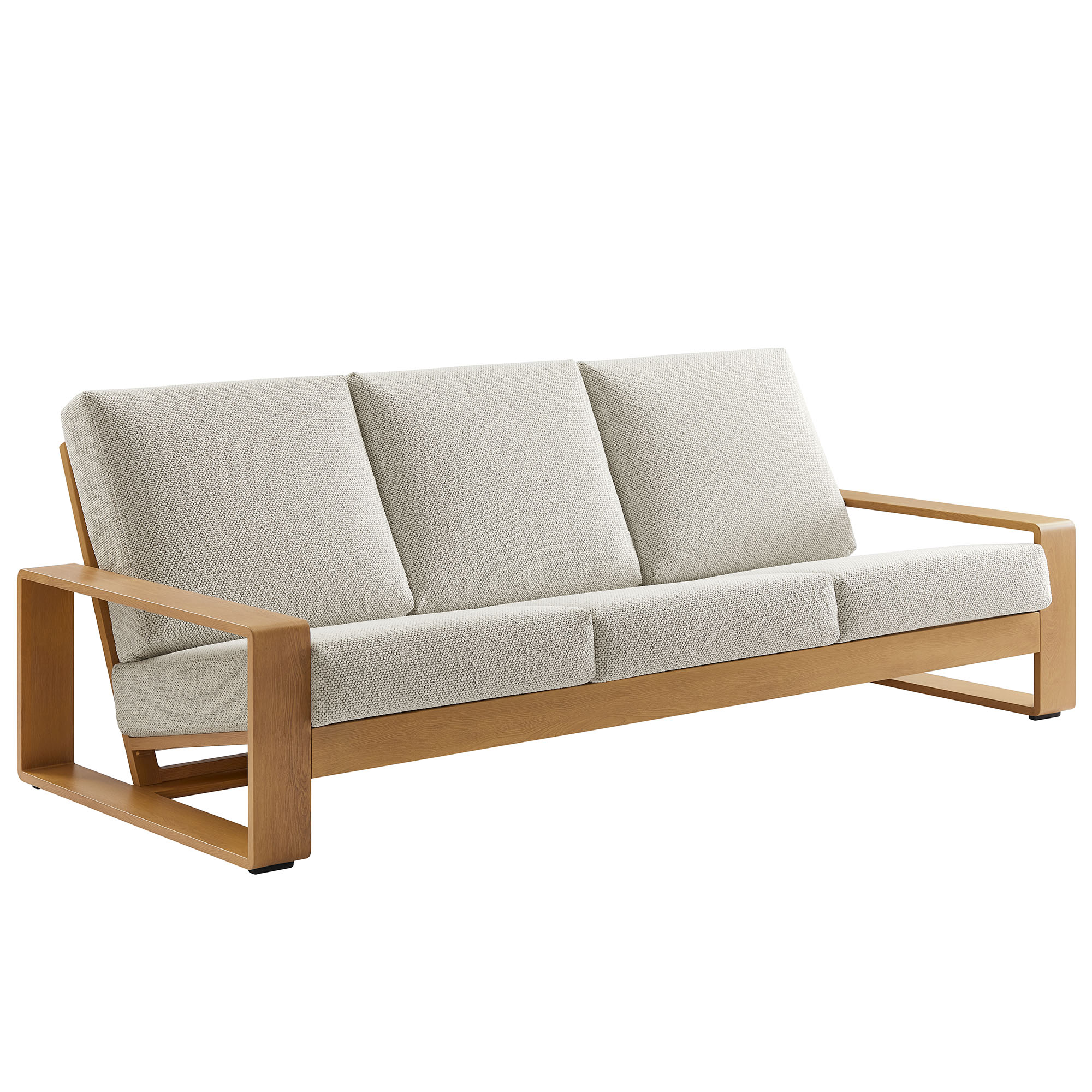 Modway Furniture Lirienne Natural Ivory Outdoor Patio Sofa