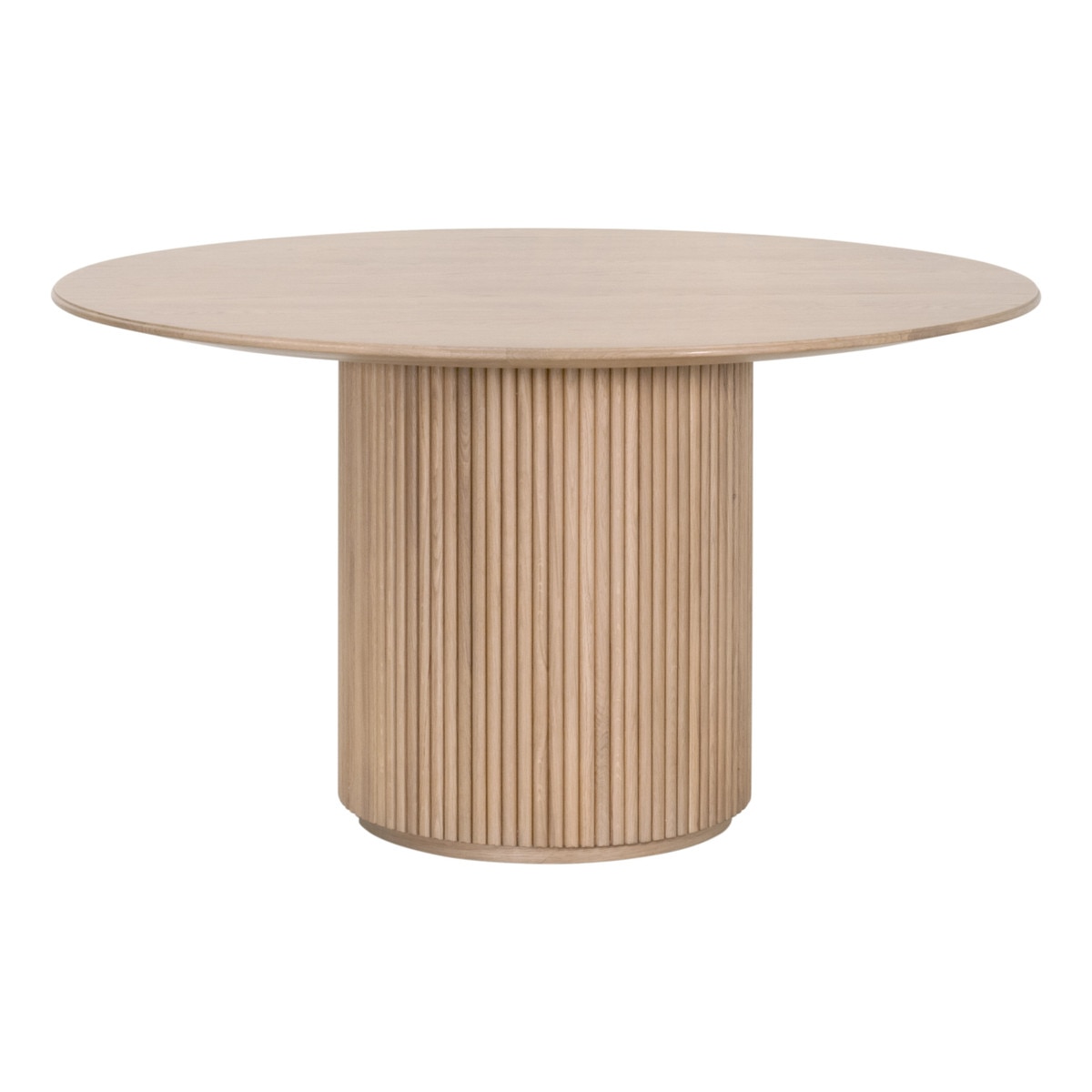 Essentials For Living Belfast Natural Oak 54 Inch Round Dining Table