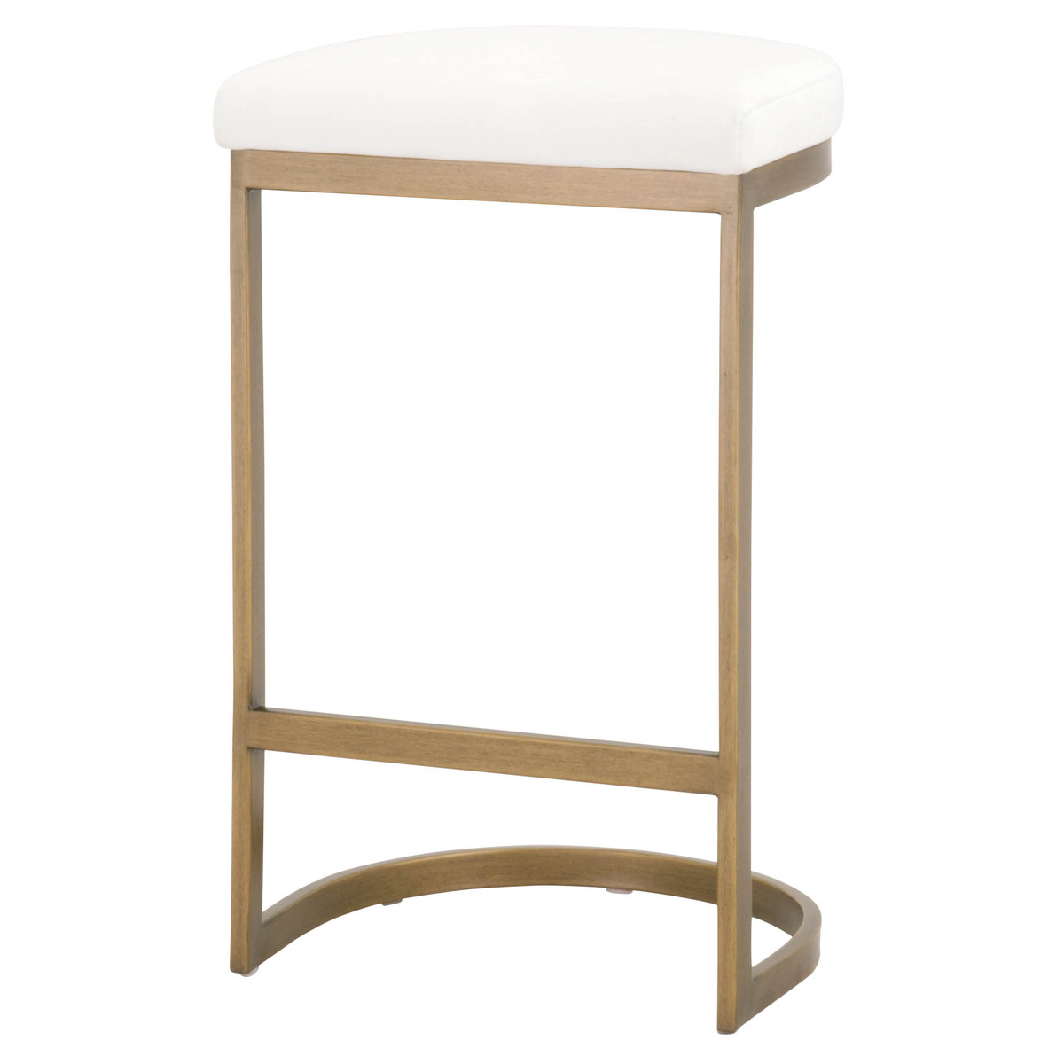 Essentials For Living Cresta Peyton Pearl Brushed Gold Counter Height Stool