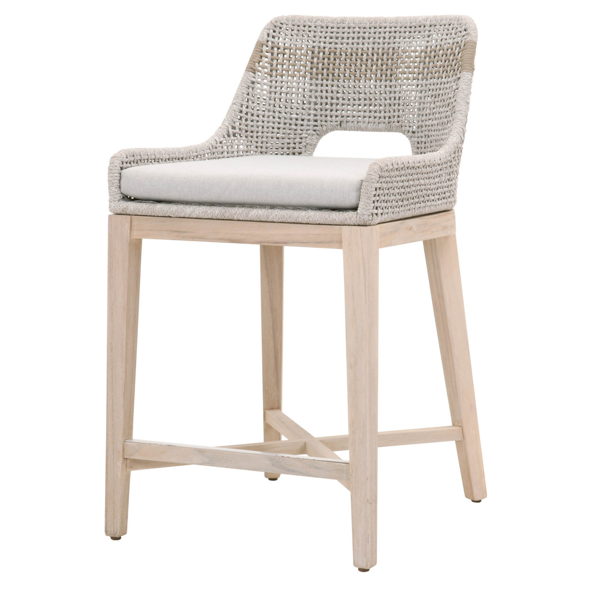 Essentials For Living Tapestry Taupe White Pumice Gray Outdoor Counter Heig...