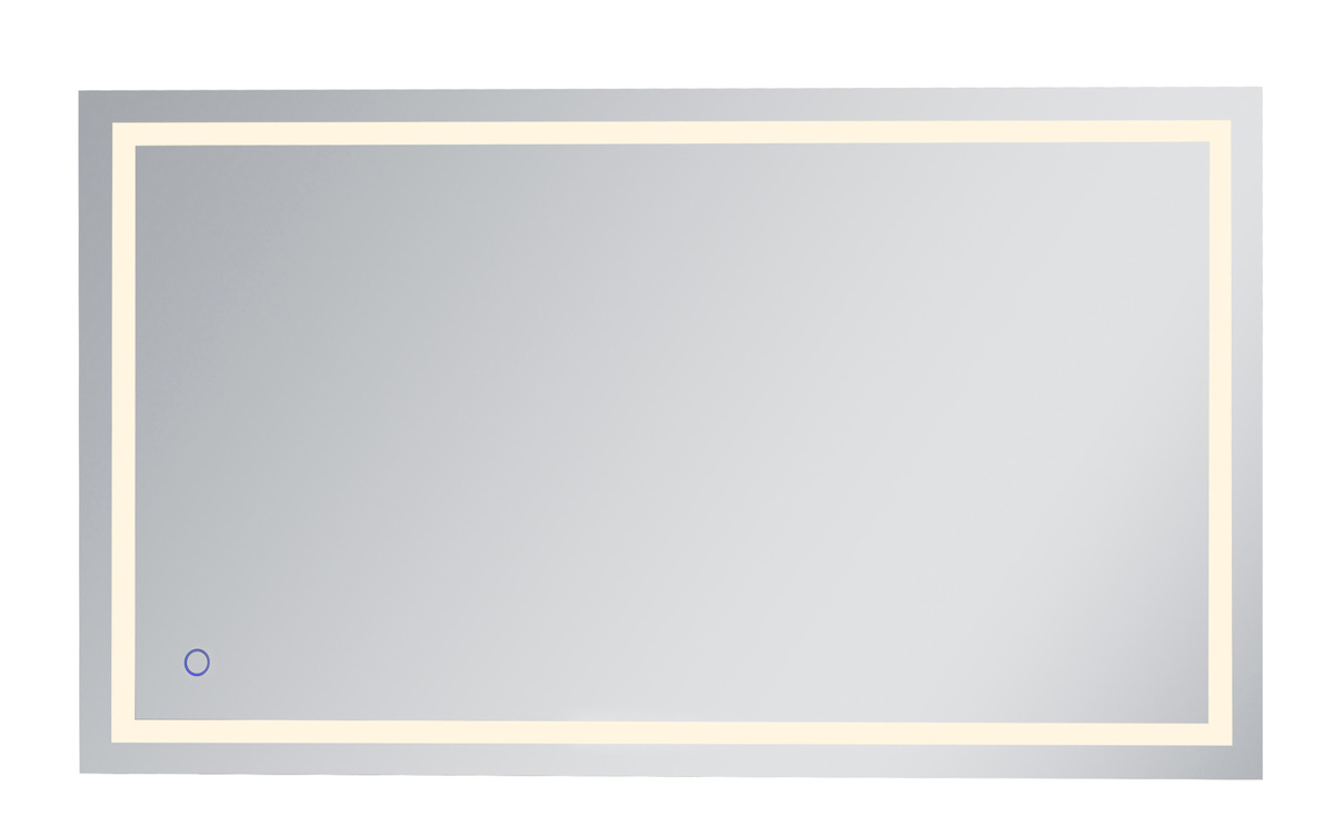 Elegant Decor Helios Silver 42 x 72 Hardwired LED Mirror