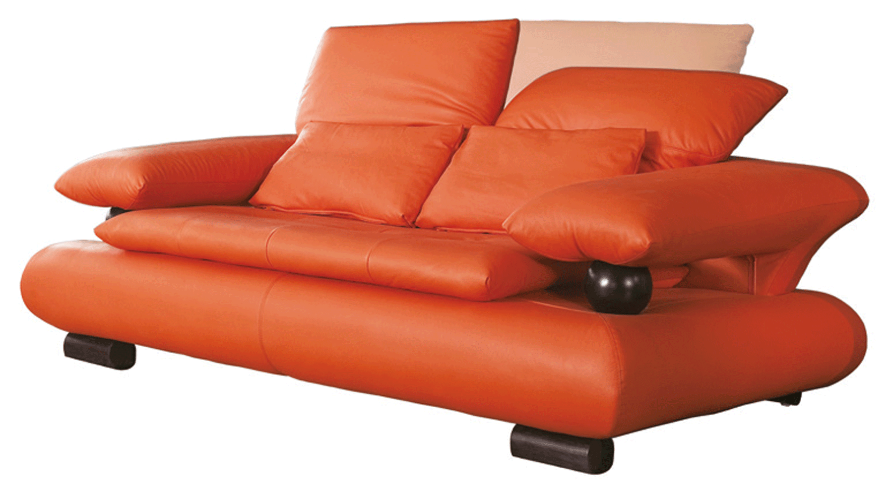 ESF 410 Black Red Pink Loveseat