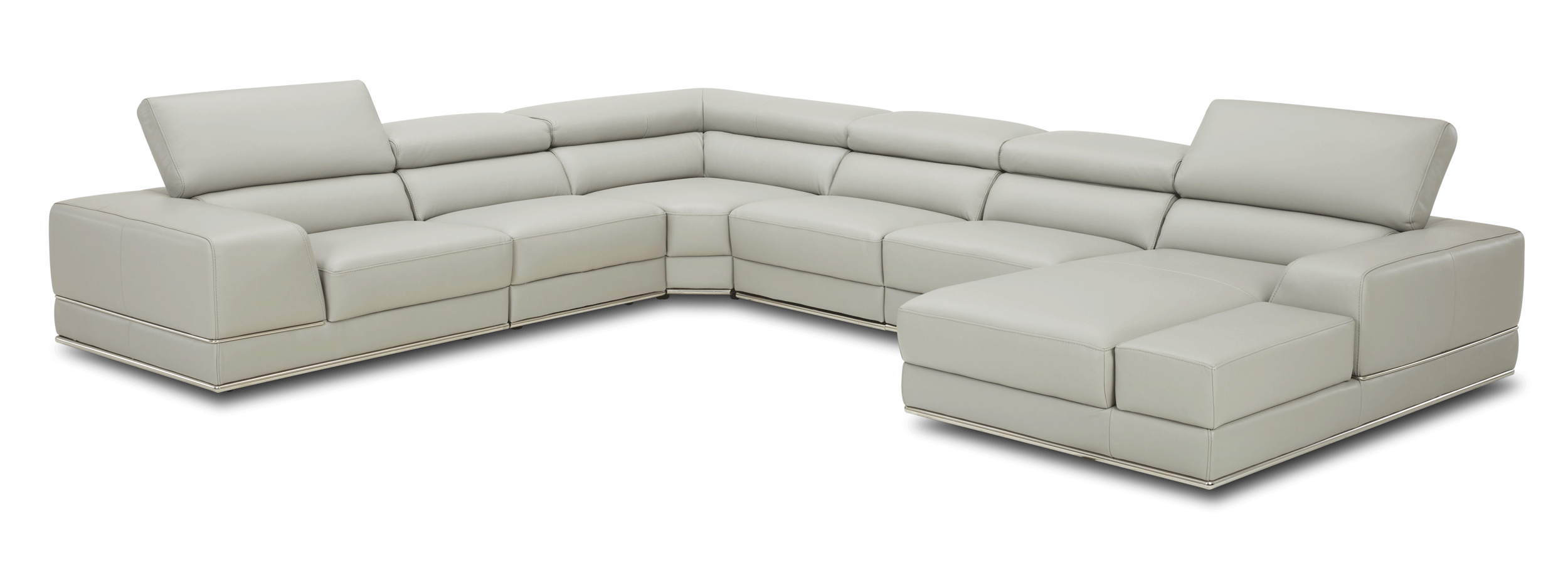 ESF 1576 Grey Silver Right Sectional