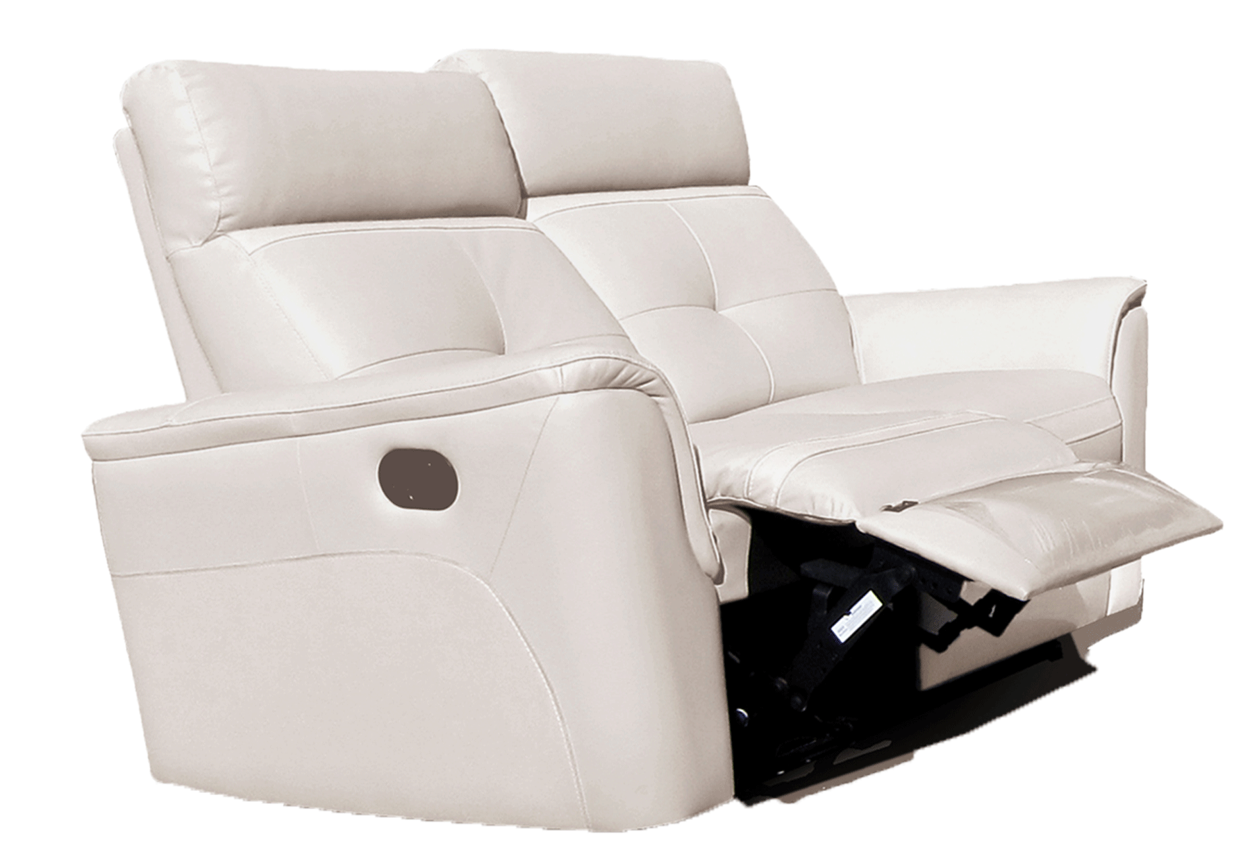 ESF 8501 White Recliners Loveseat