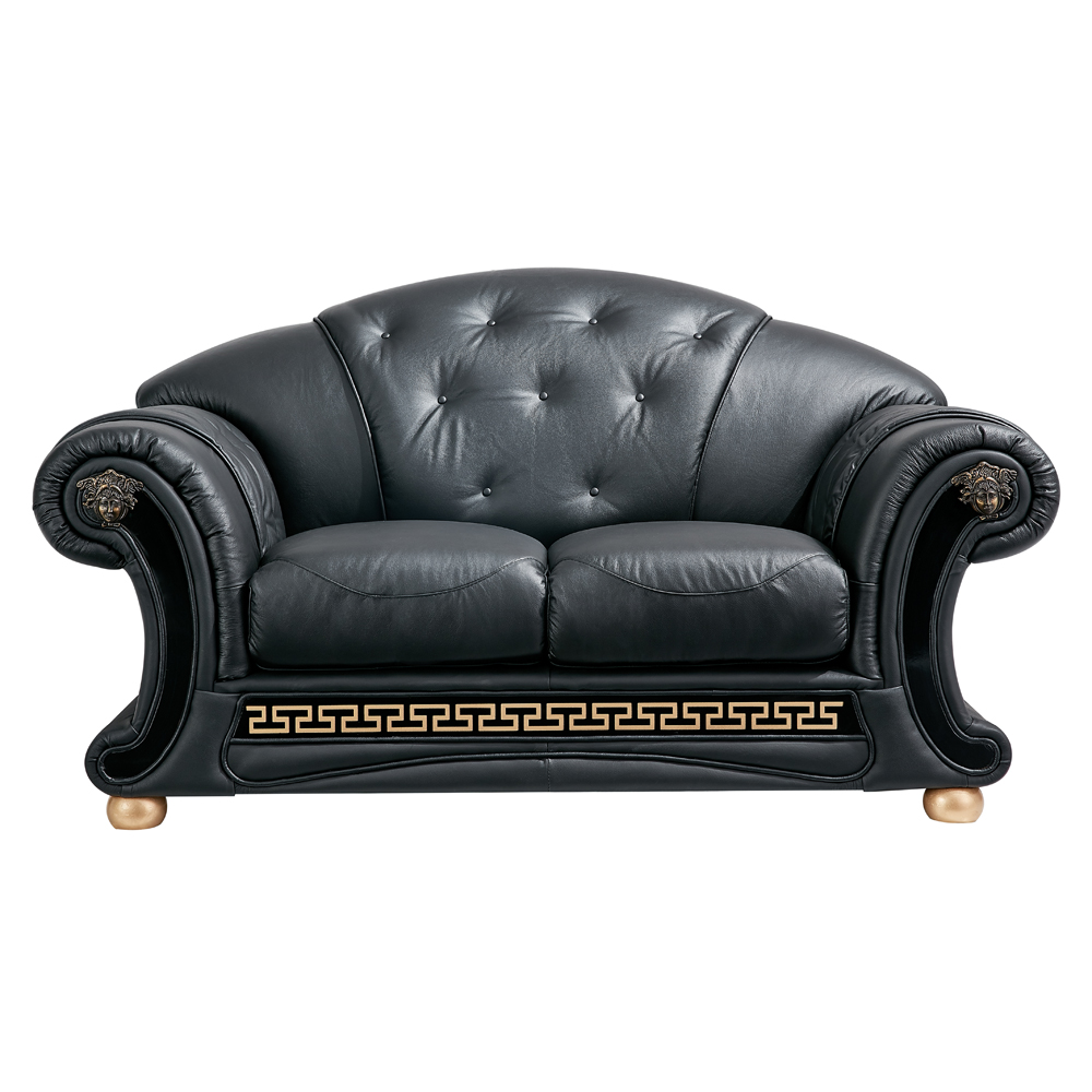 Apolo Loveseat Black