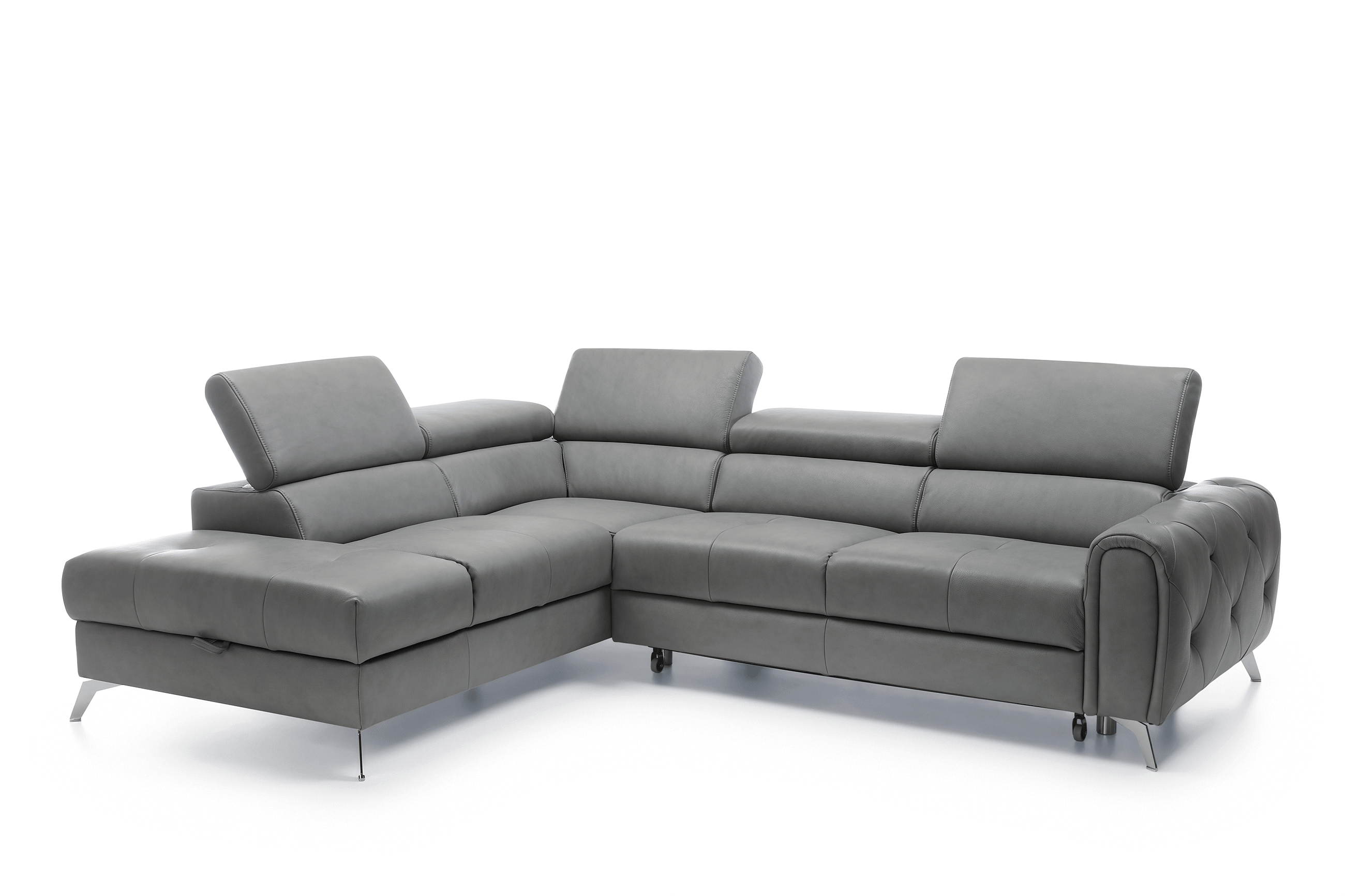 ESF Camelia Grey Silver Left Sectional