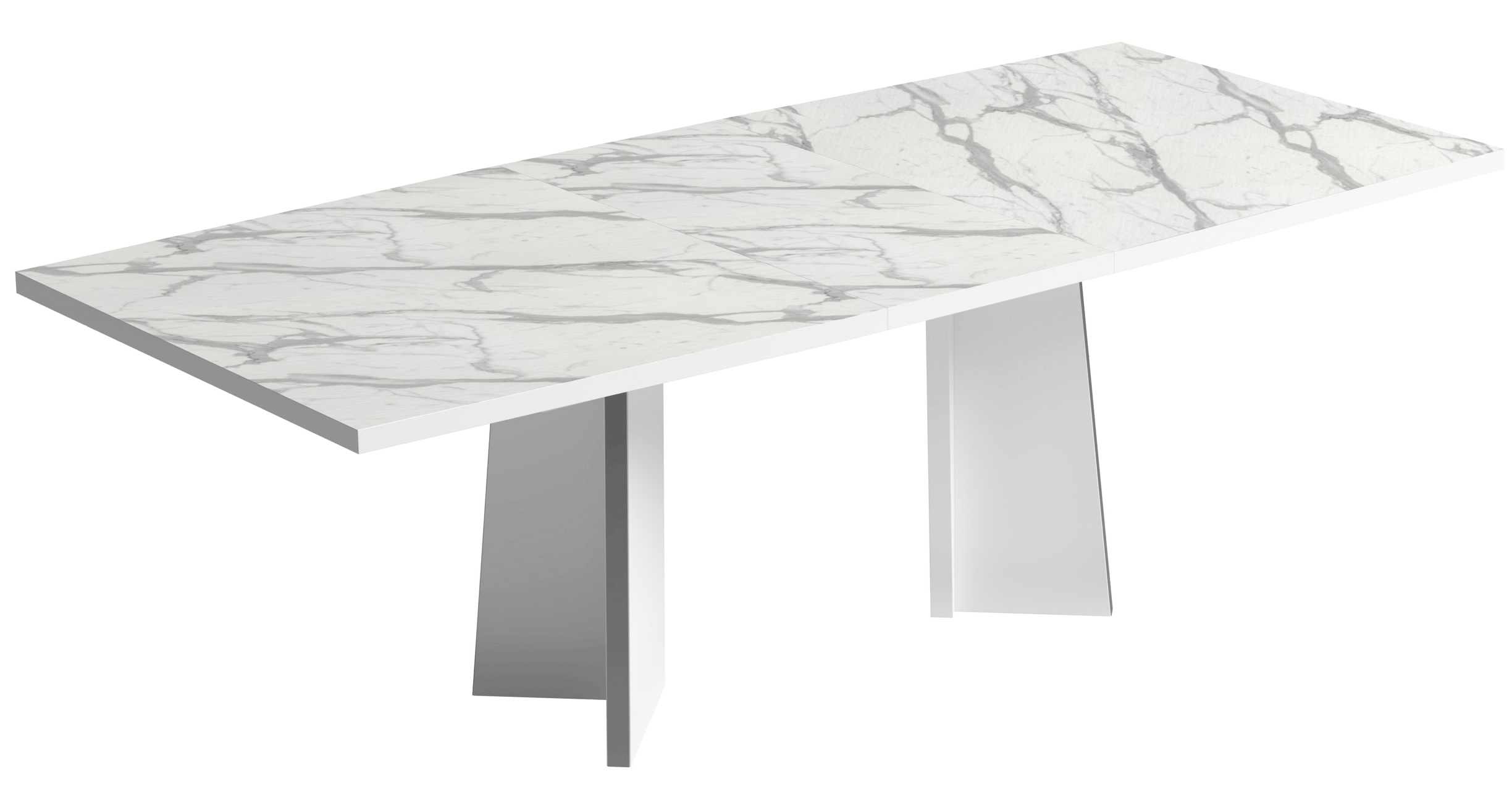 ESF Carrara White Extension Table