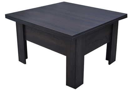 ESF Cosmos Black Brown Walnut Table