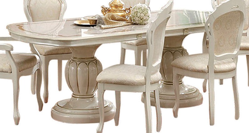 ESF Leonardo Ivory Dining Table