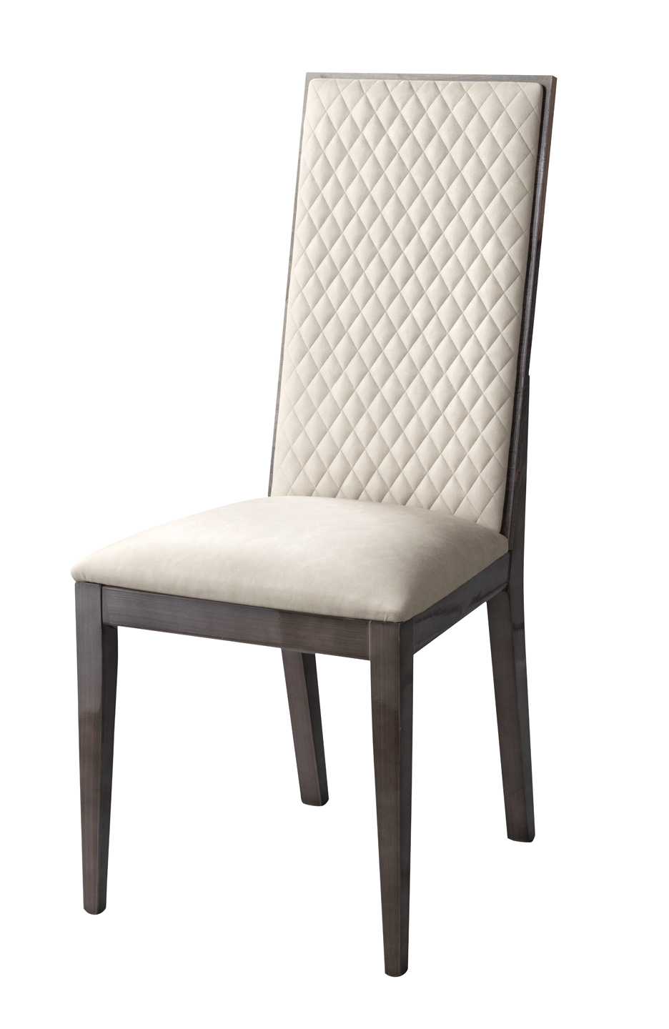 4 ESF Medea Brown Walnut Side Chairs
