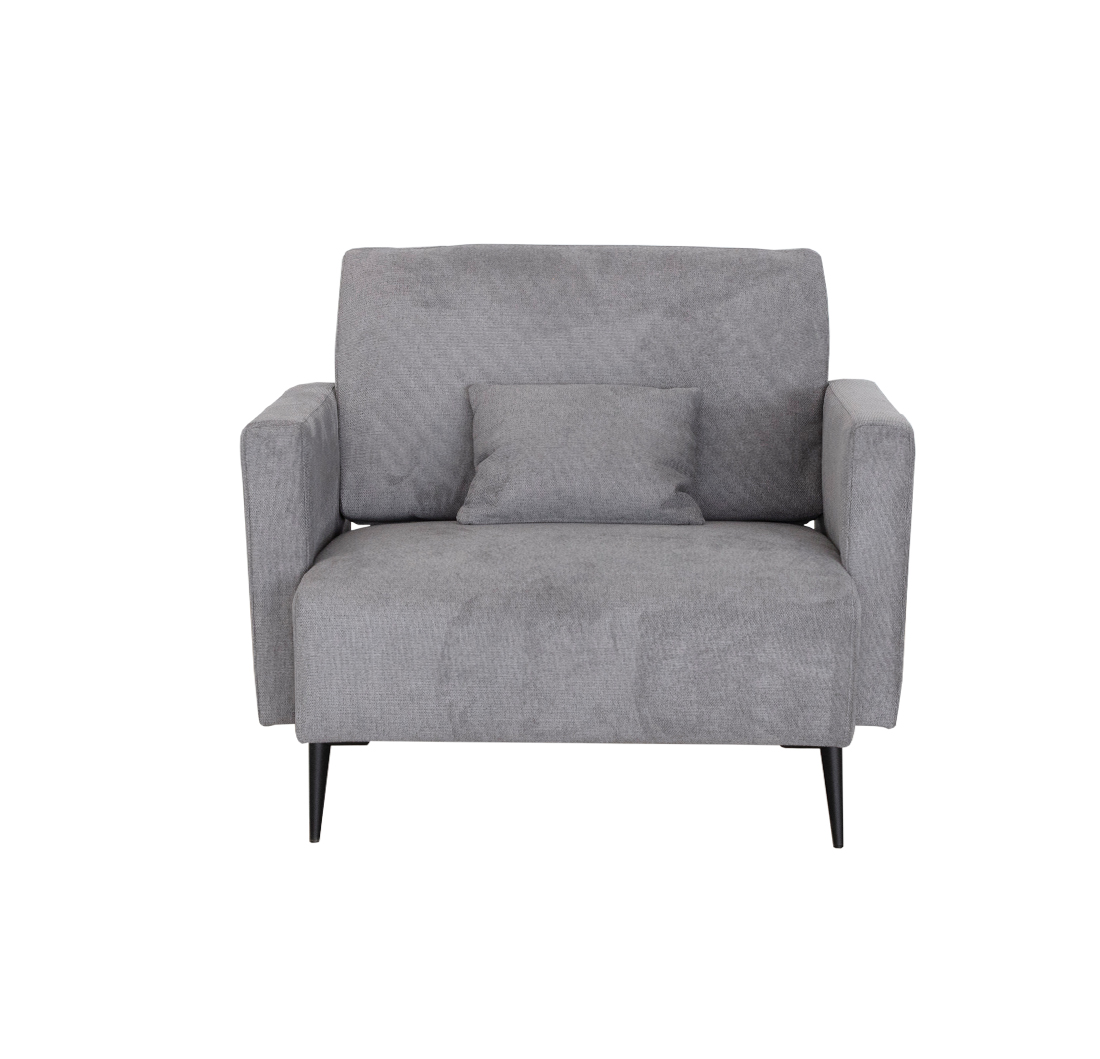 ESF Monroe Grey Silver Chair