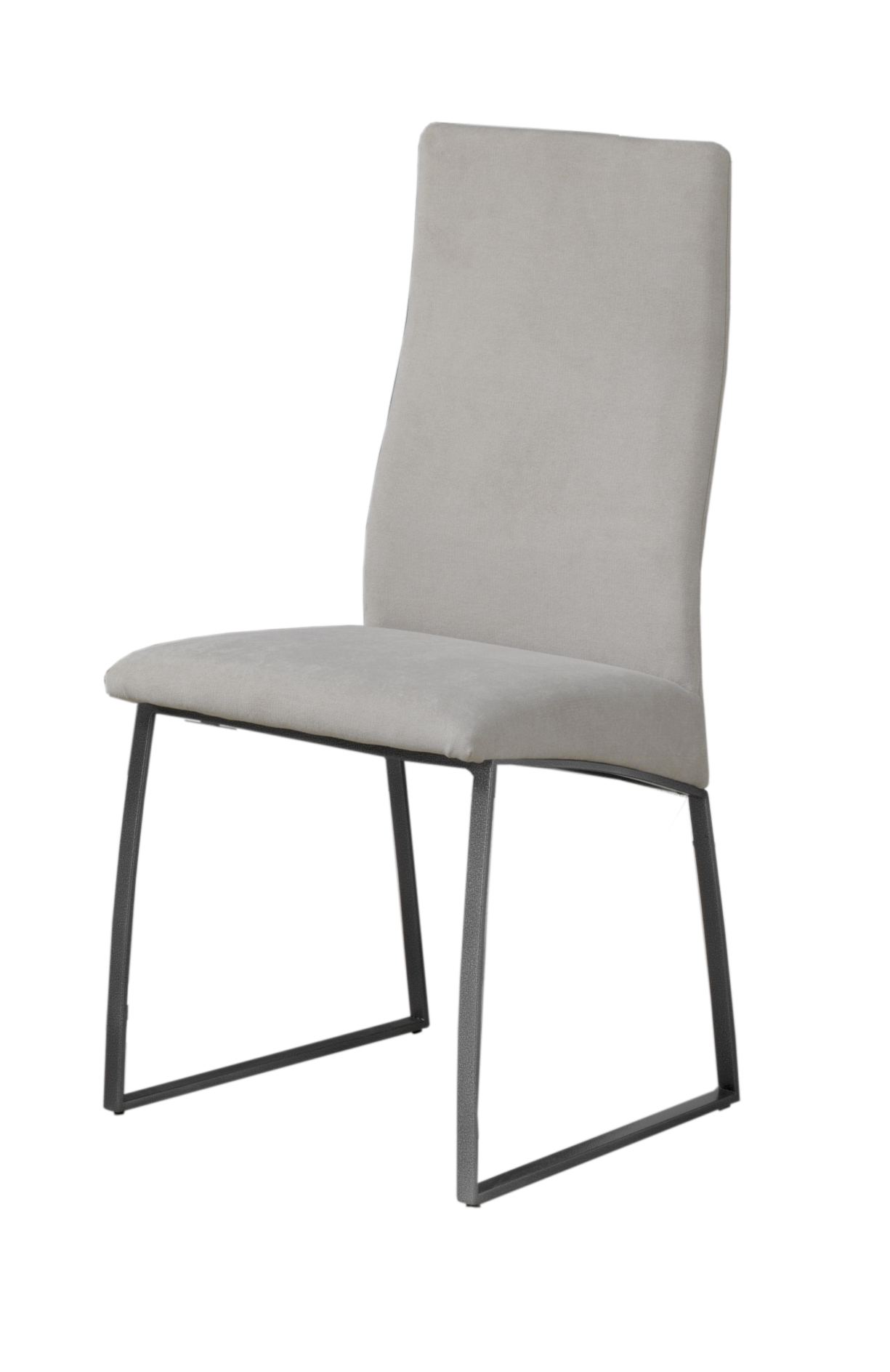 ESF Quatro Brown Walnut Grey Silver Chair