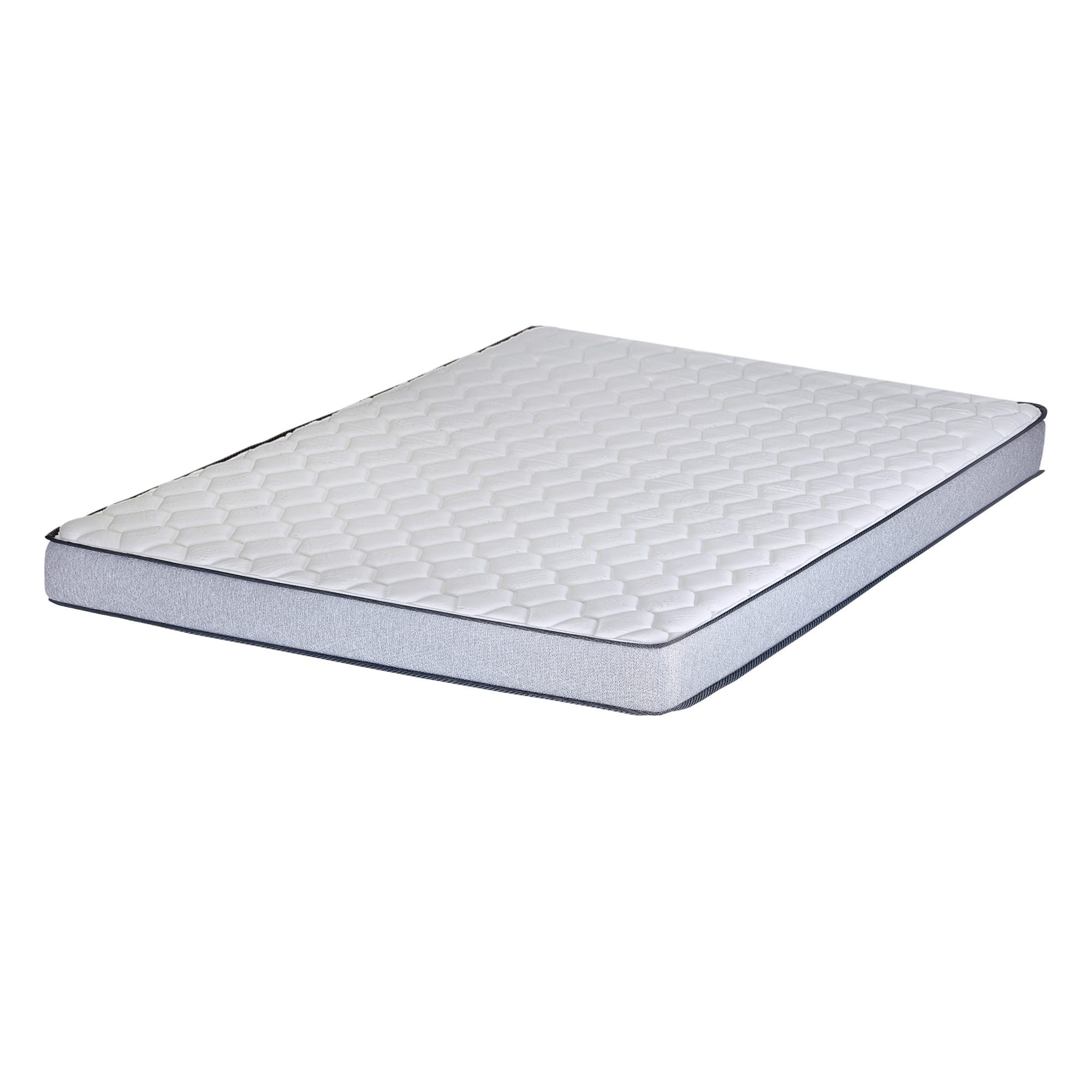 Greaton White Grey 5 Inch Medium Firm High Density Foam Queen Mattress FM500-5-0 Greaton White Grey 5 Inch Medium Firm High Density Foam Queen Mattress FM500-5-0
