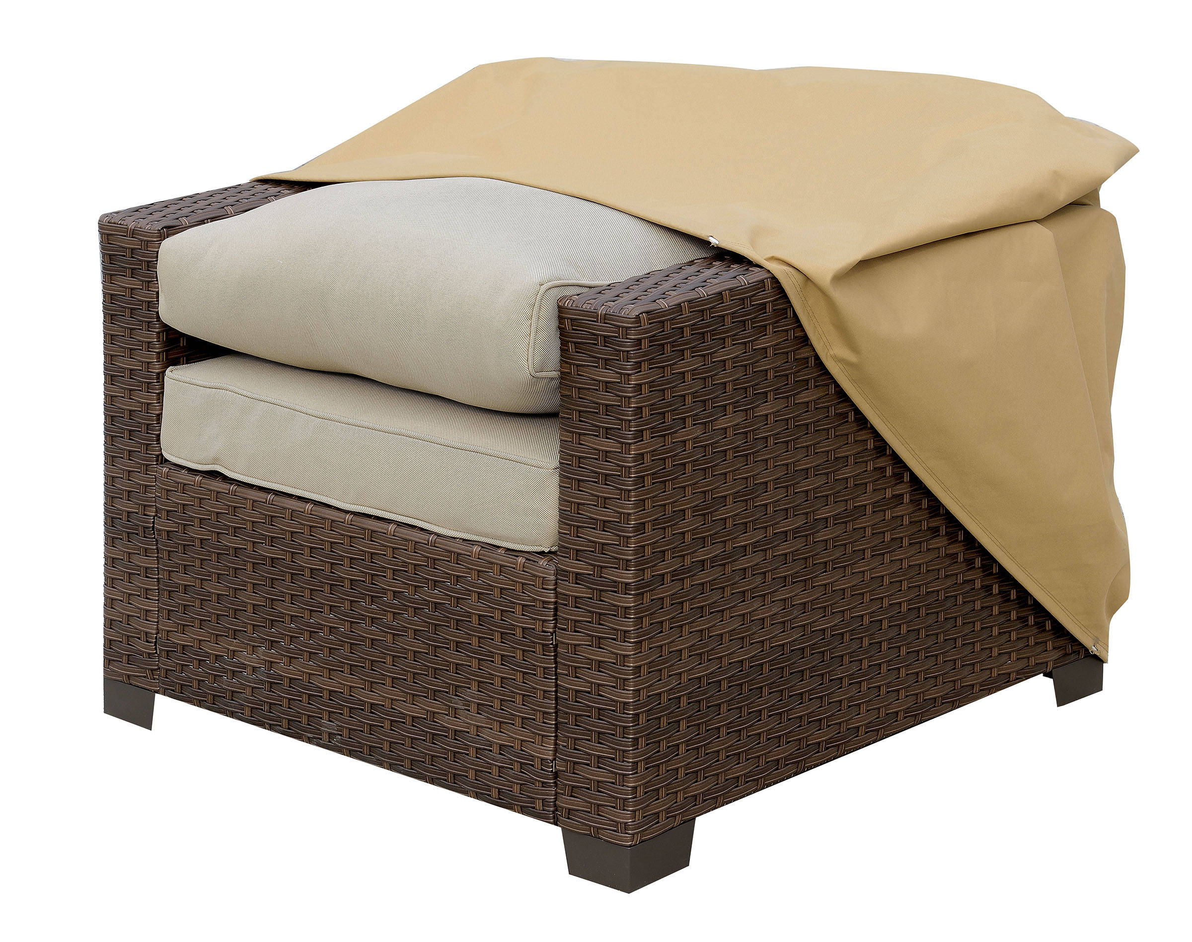 Furniture of America Boyle Light Brown Chair Small Cover