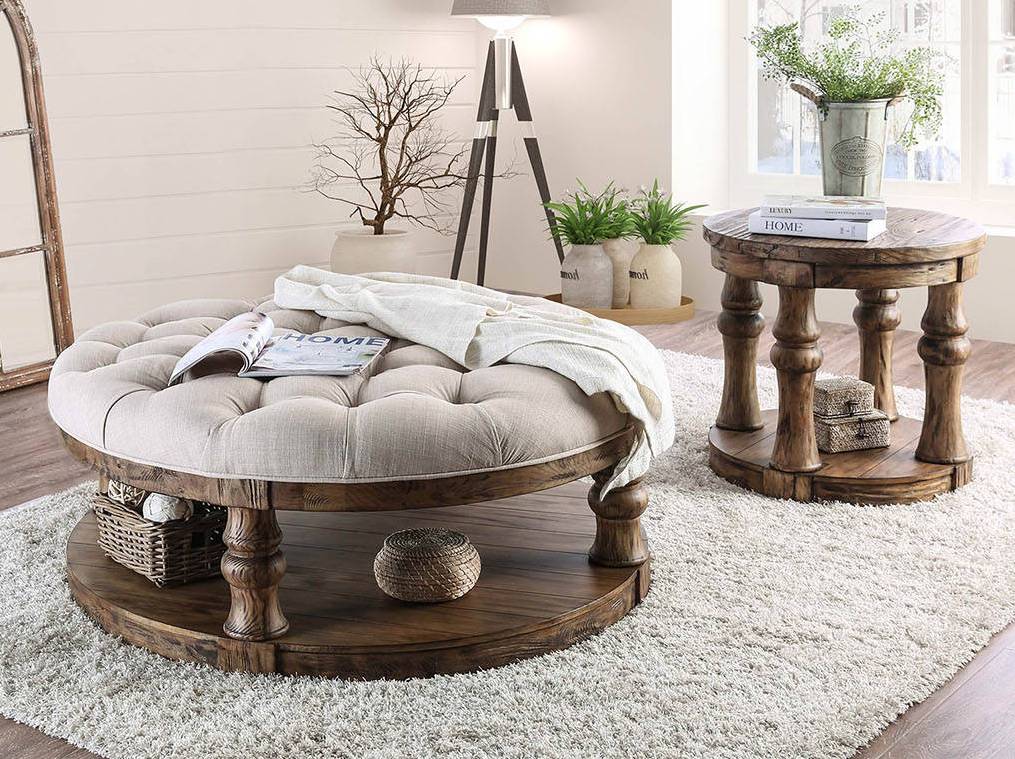 Furniture of America Mika Coffee Table - Thumbnail 4