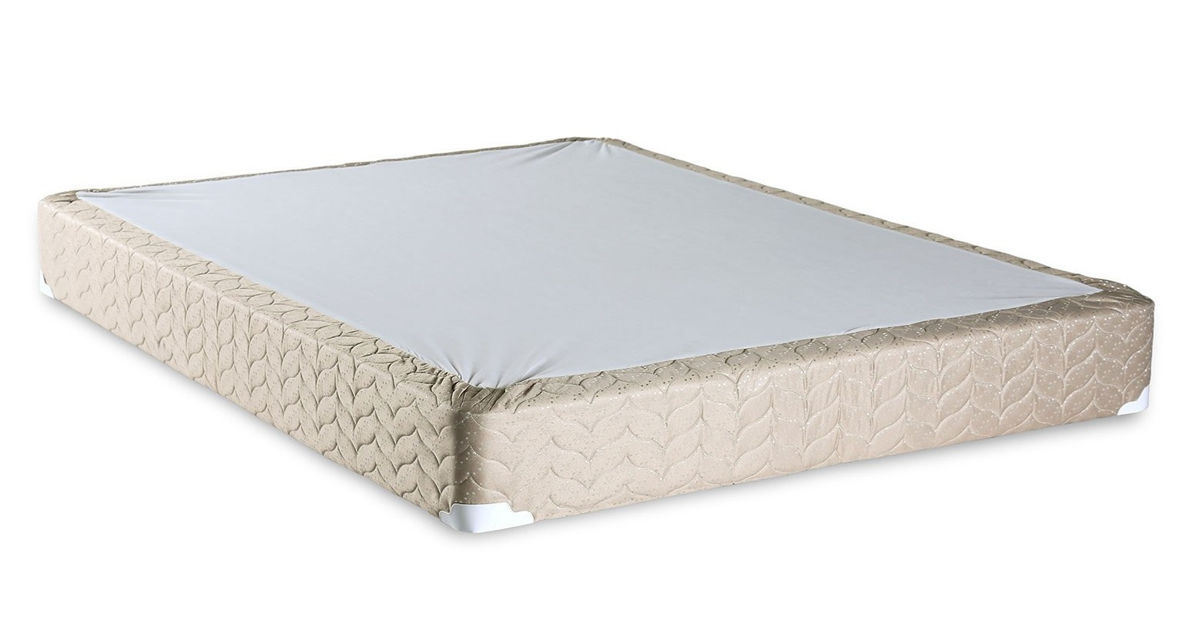 Furniture of America Lilium White Brown Twin Foundation